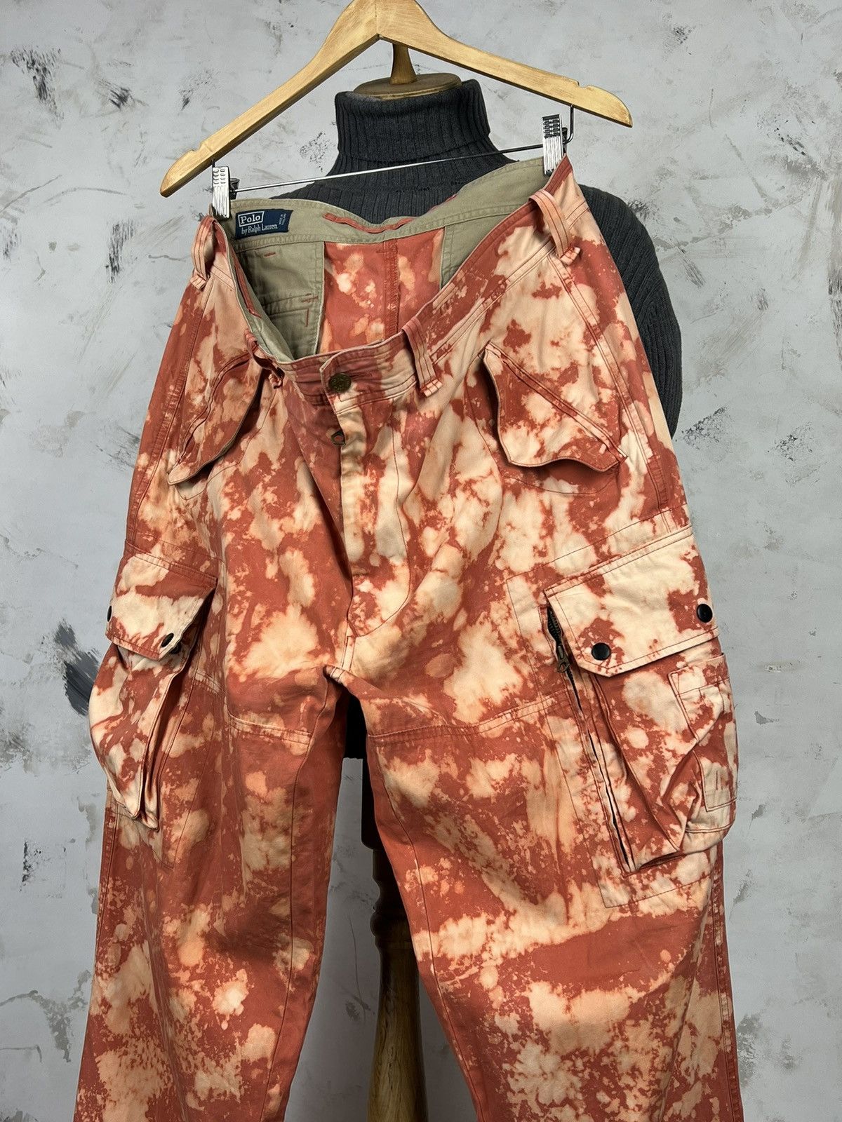 Polo Ralph Lauren Vintage Polo Ralph Lauren Custom Camo Cargo Pants L - XL 36 Size US 36 / EU 52 - 7 Thumbnail