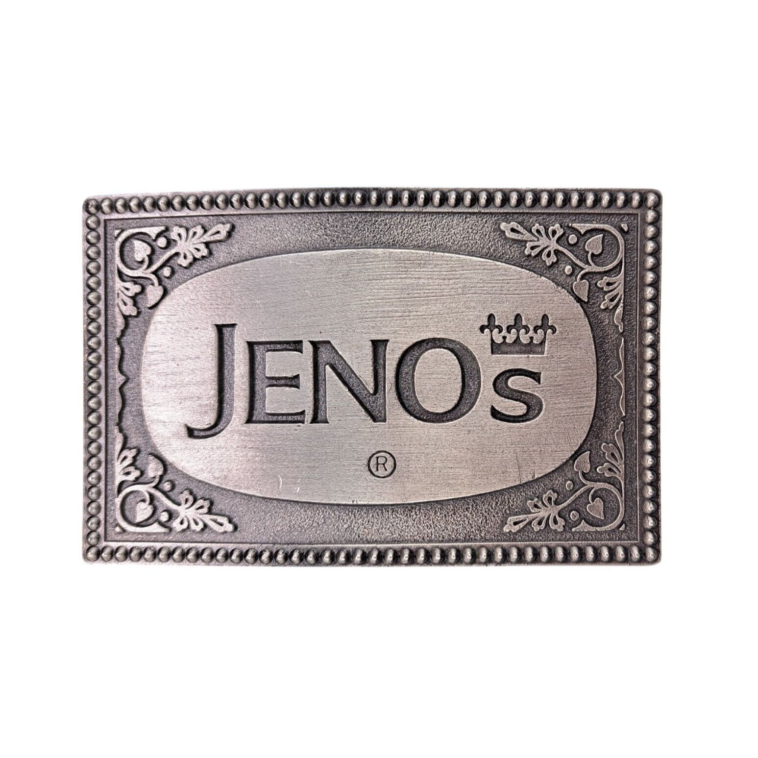 Vintage Vintage Jeno's Pizza Metal Belt Buckle Snack Food Chicago Size ONE SIZE - 2 Thumbnail