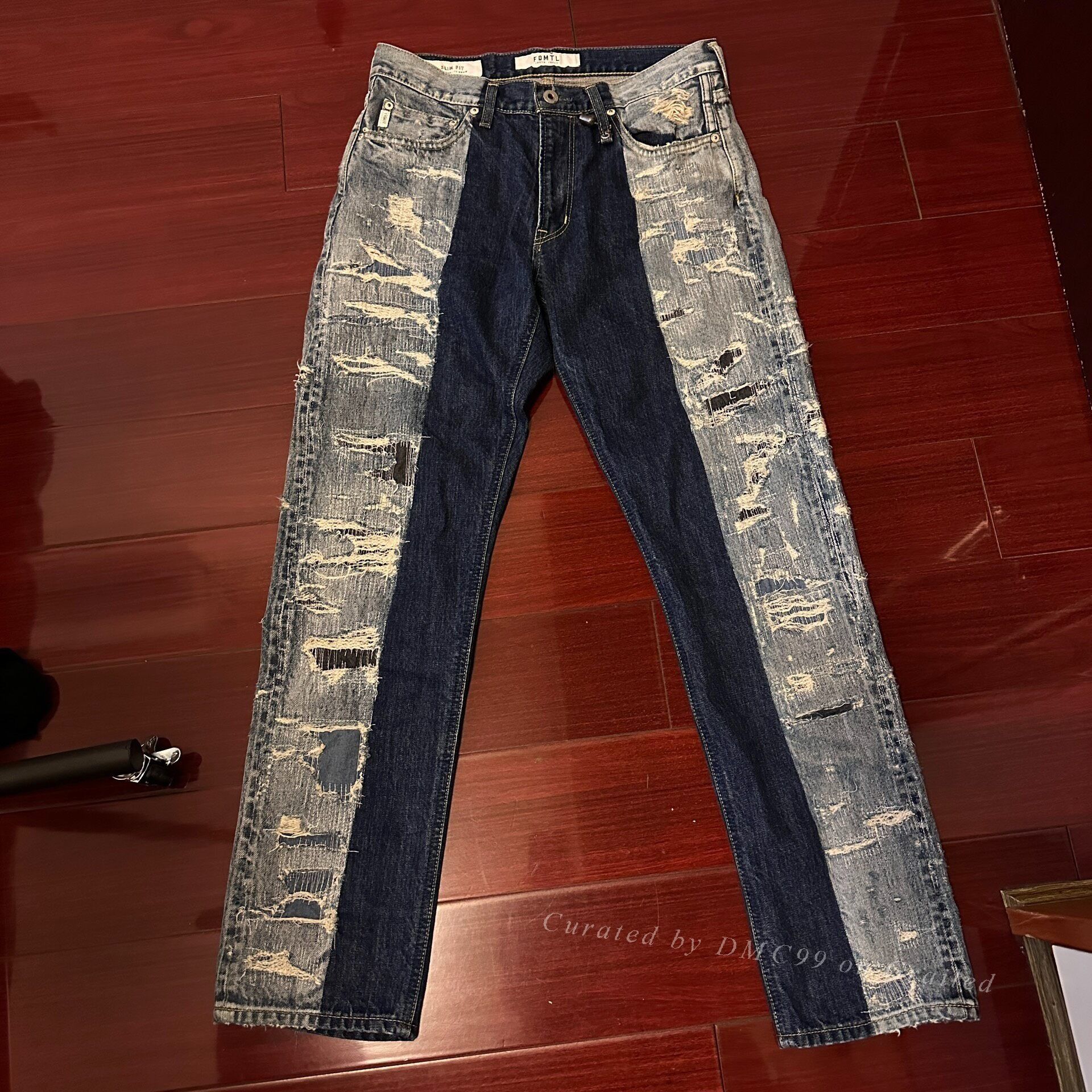 FDMTL Fdmtl Distressed Boro Jeans Size US 30 / EU 46 - 1 Thumbnail