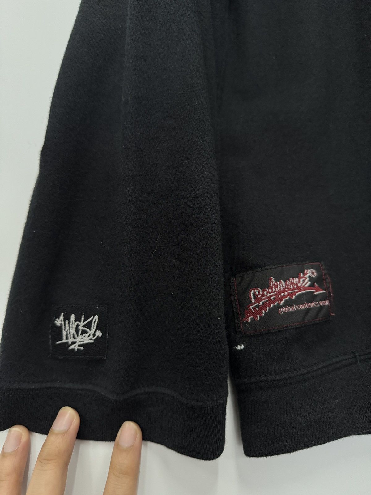 Japanese Brand 🔥 Vintage Japan Body Wave streetwear Sweatshirt - XL Size US L / EU 52-54 / 3 - 4 Thumbnail