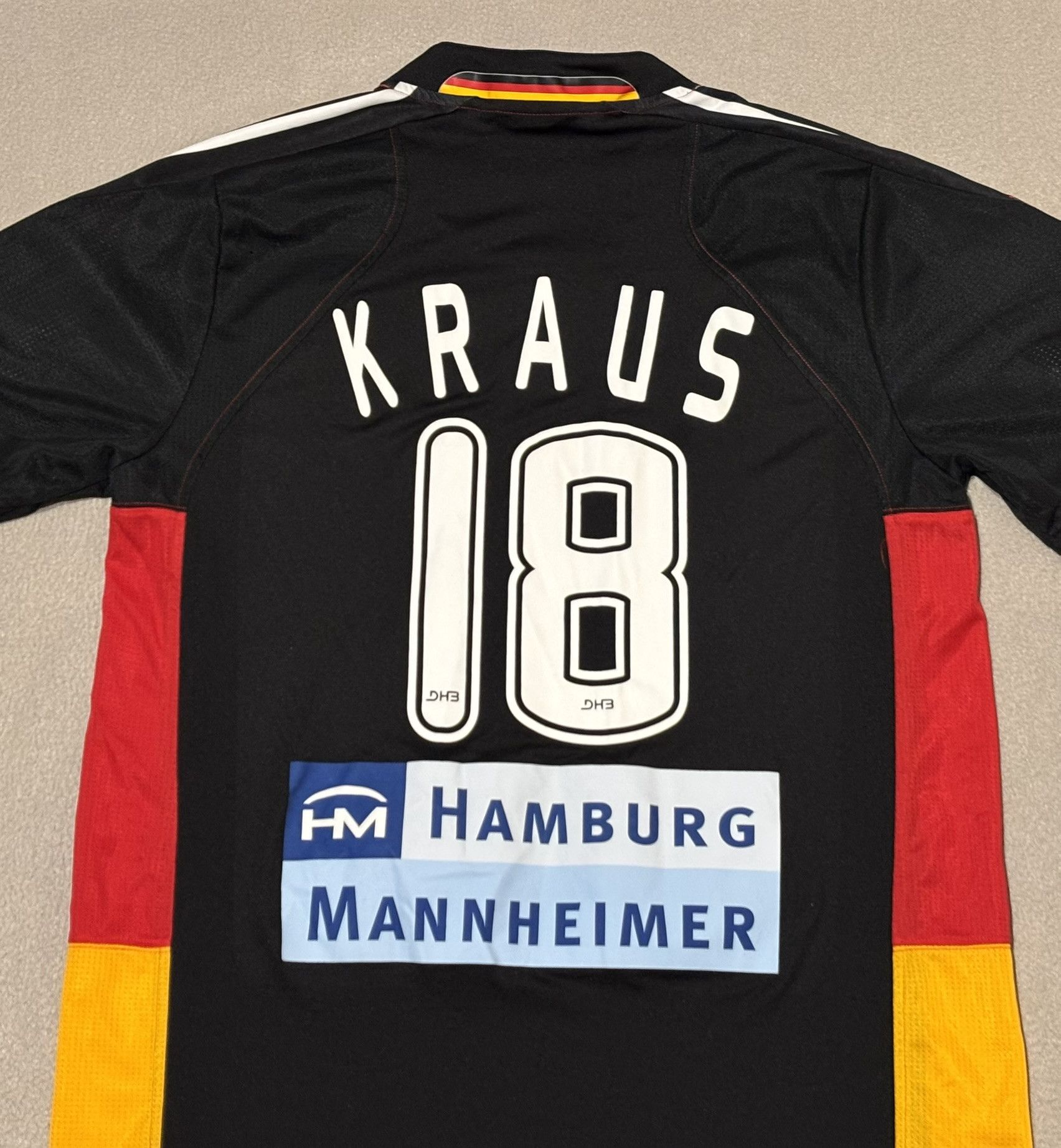 Adidas Germany 2009/2010 Kraus #18 Adidas Player Issue Jersey Size US L / EU 52-54 / 3 - 13 Thumbnail