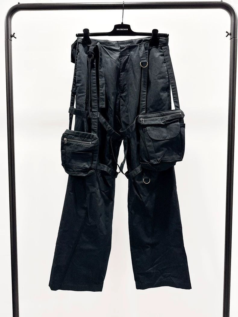 Raf Simons Raf Simons Hemostatic pants, strap pants-2505 Size US 30 / EU 46 - 1 Thumbnail