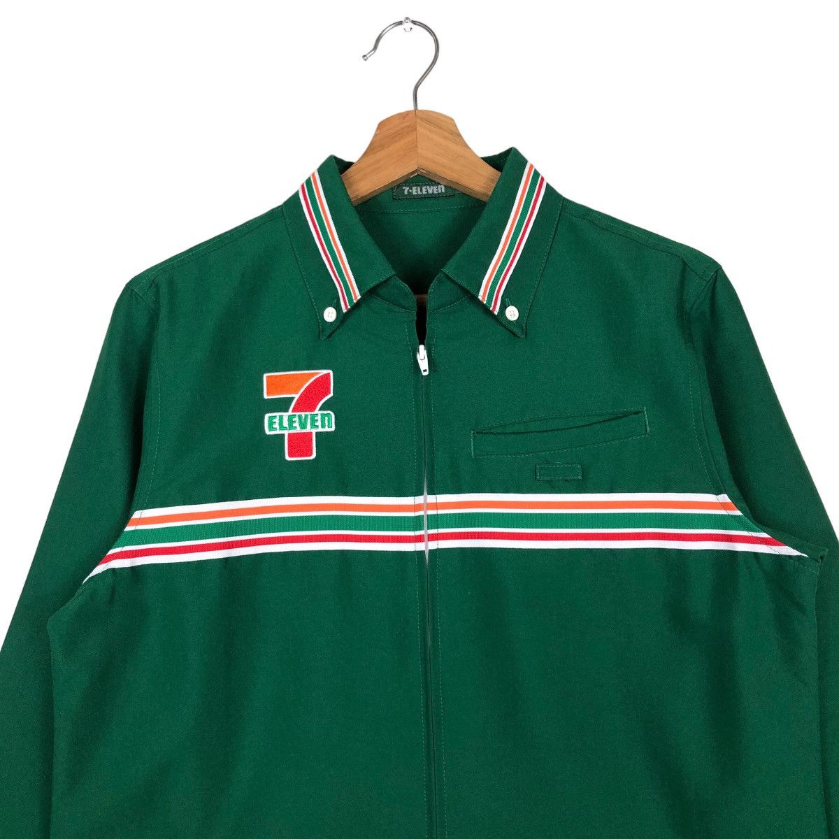 Japanese Brand 🔥Vintage Work Jacket 7-Eleven Big Logo Spell Out Size US M / EU 48-50 / 2 - 3 Thumbnail