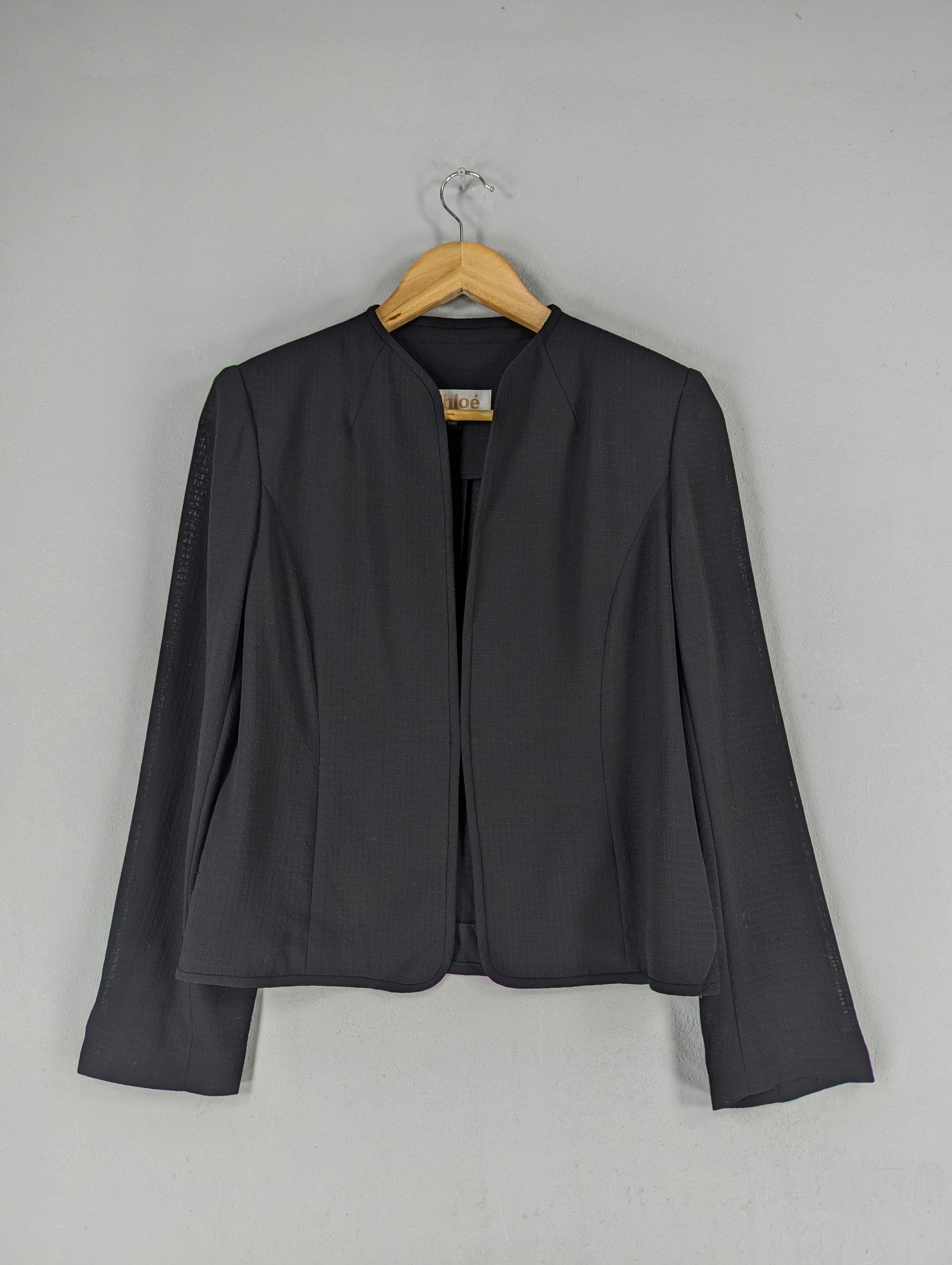 ジャケット CHLOE CREAM HEMP BLEND BLAZER Chloé Cream Hemp Blend Blazer | italist