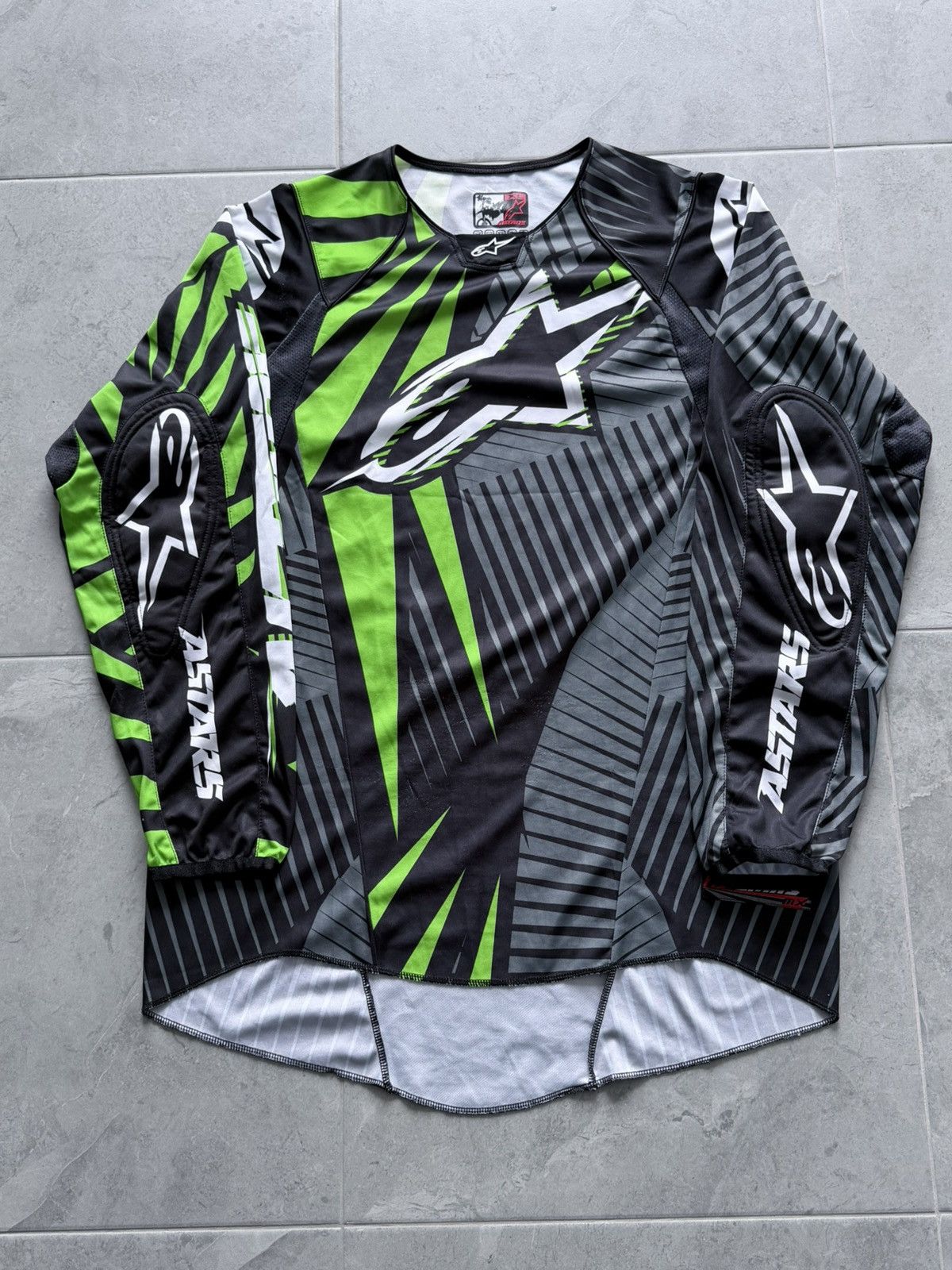 Alpinestars Vintage Y2K Alpinestars Moto Jersey ASAP Rocky Style Size US XL / EU 56 / 4 - 4 Thumbnail