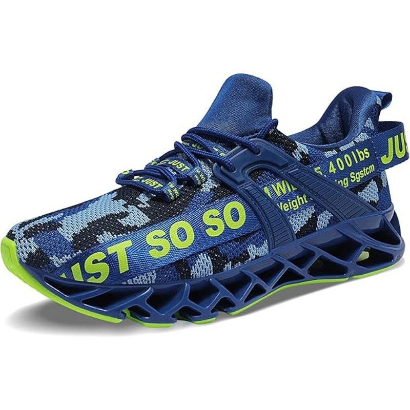 Other Cokafil Men's Size 8 Blue Lace-Up Athletic Shoes Size US 8 / EU 41 - 2 Thumbnail