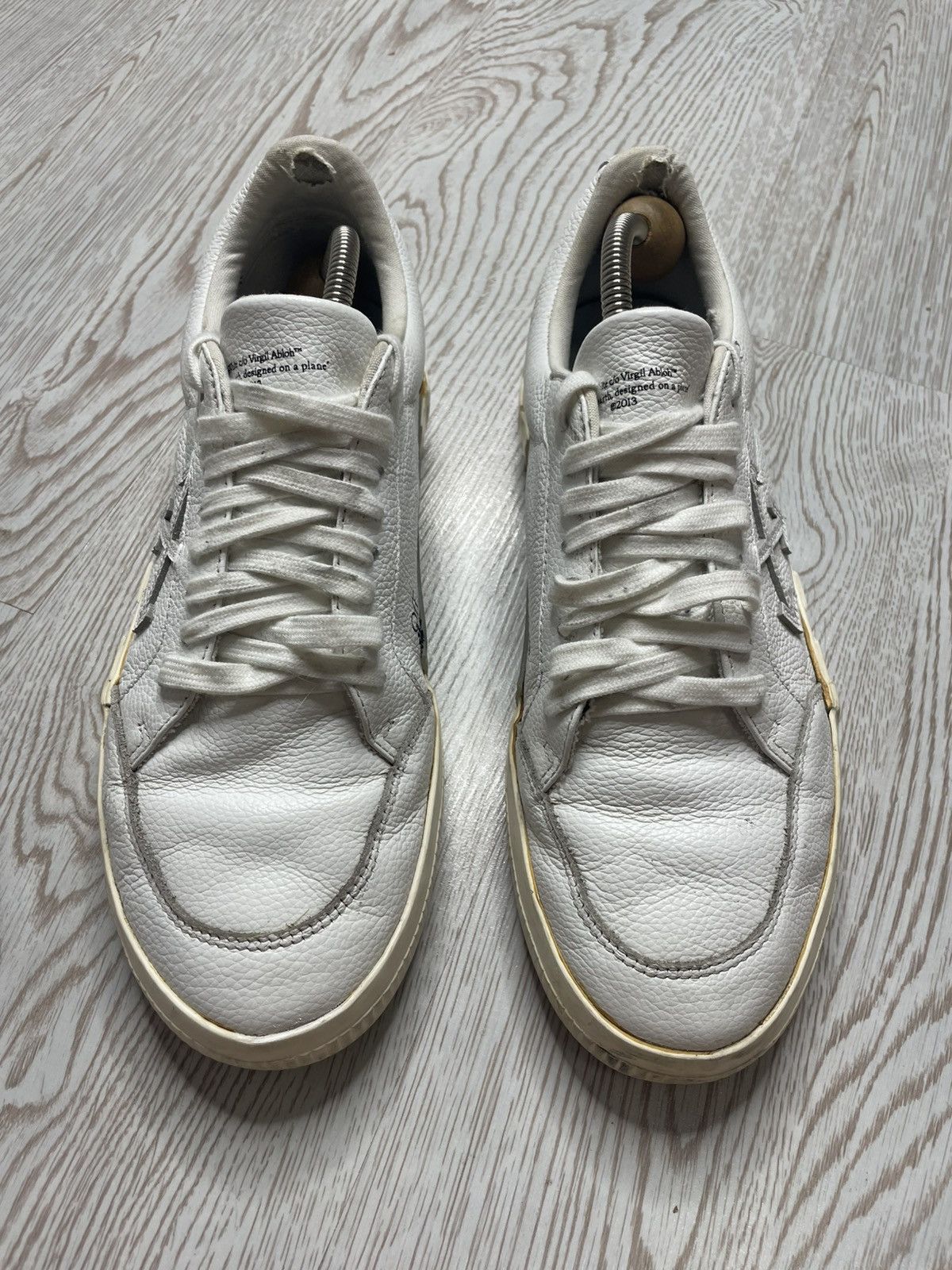 Off-White Off White 2013 White Low Top Leather sneakers size 43 Size US 10 / EU 43 - 2 Thumbnail