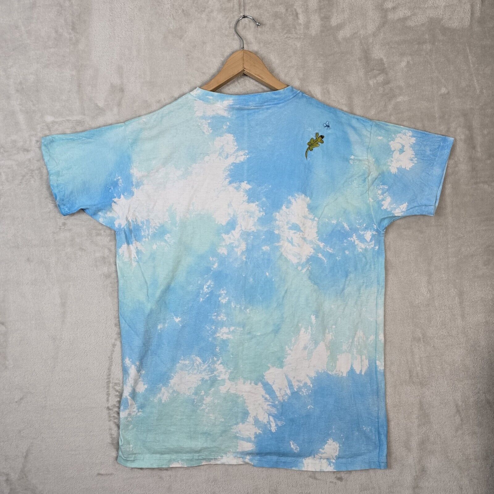 Anvil Vintage 80s Tie Dye Shirt Hibiscus Flower XL Single Stitch Size US XL / EU 56 / 4 - 11 Thumbnail