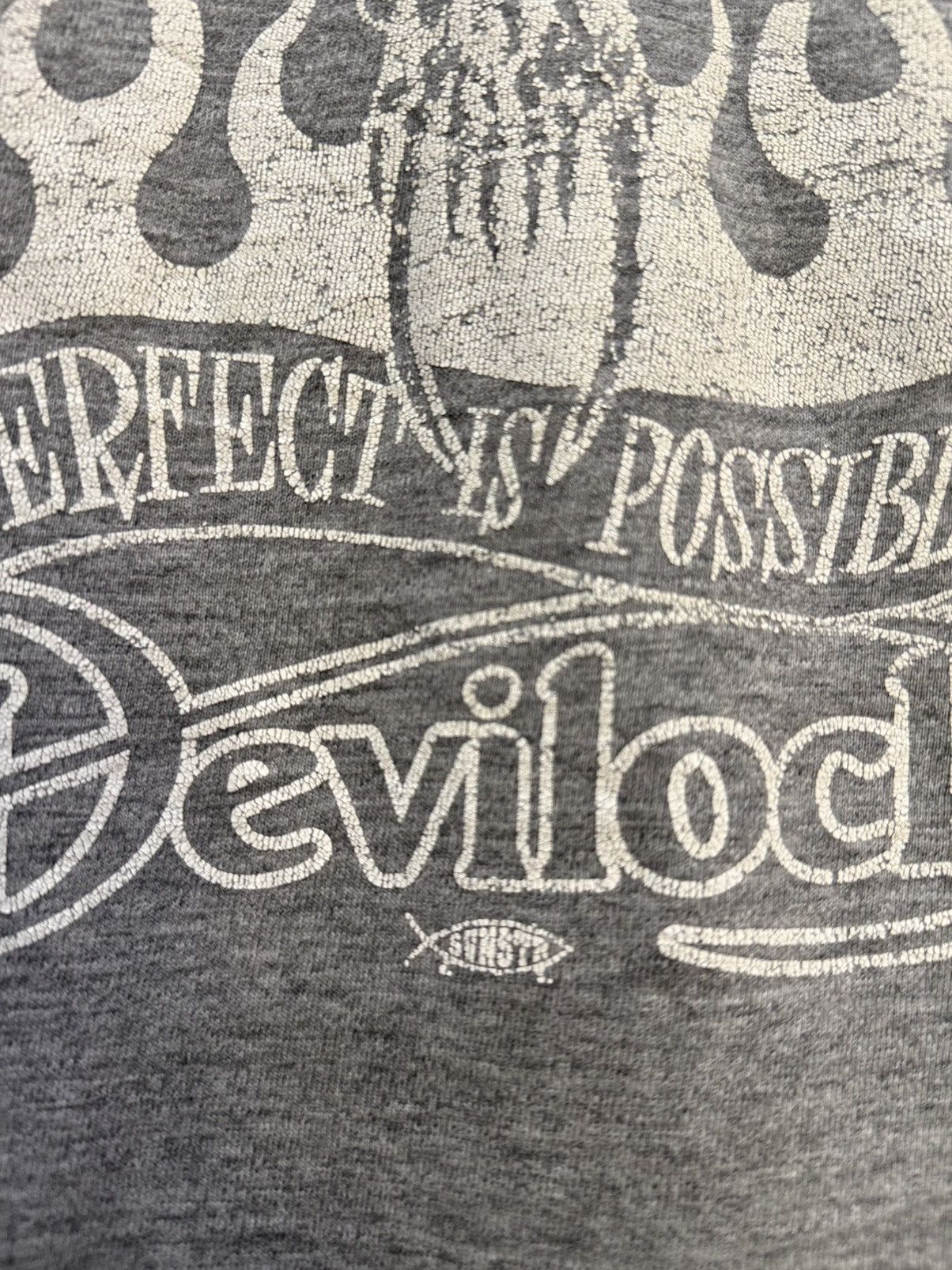 Devilock Vintage Devilock Perfect Is Possible Paper Thin Japan Tee Size US L / EU 52-54 / 3 - 4 Thumbnail