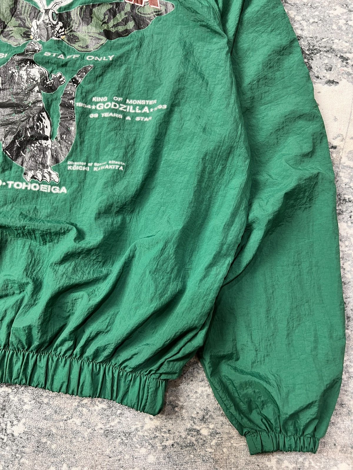 Vintage RARE! 1993 Godzilla vs Mothra STAFF ONLY Light Jacket Size US L / EU 52-54 / 3 - 7 Thumbnail
