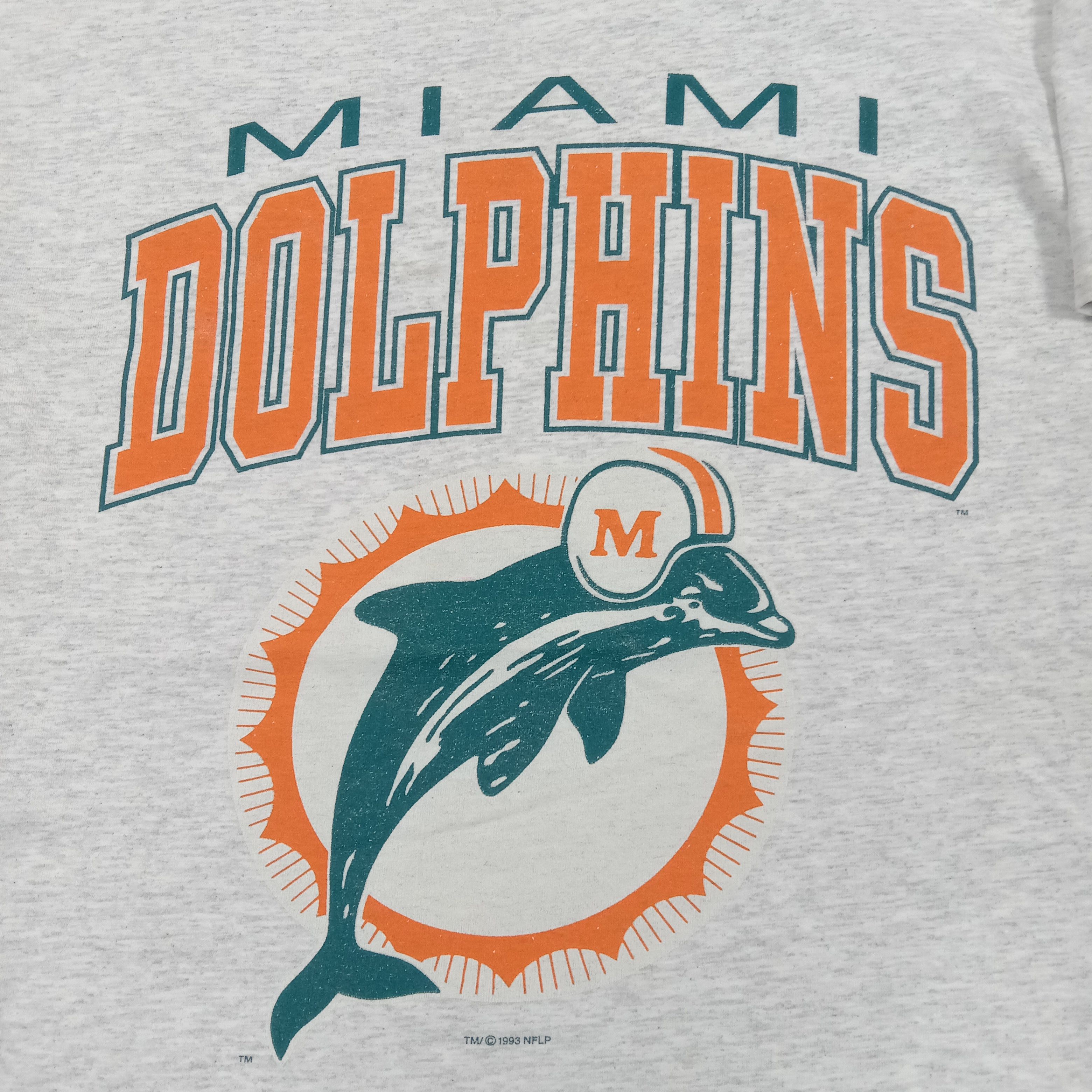 Starter 1993 Miami Dolphin NFL Single Stitch Tshirt C276N80 Size US M / EU 48-50 / 2 - 2 Thumbnail