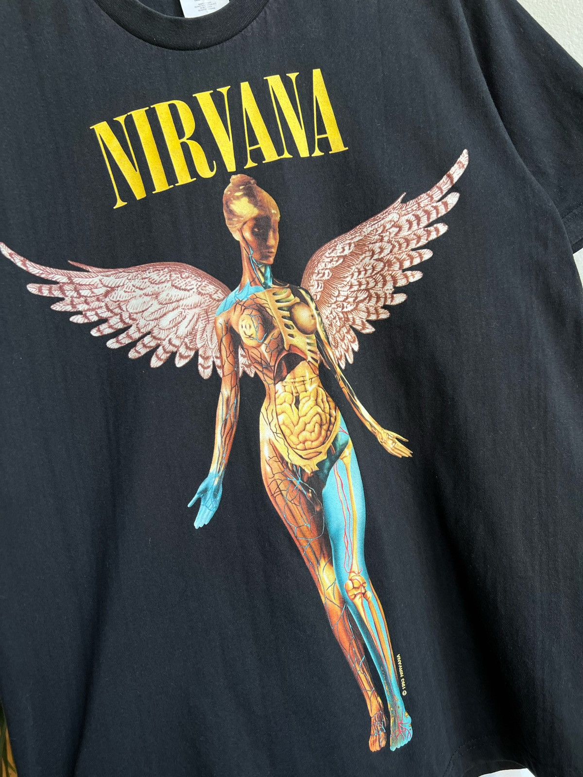 Nirvana × Vintage Vintage Nirvana in utero 1993 bootleg Size US L / EU 52-54 / 3 - 3 Thumbnail