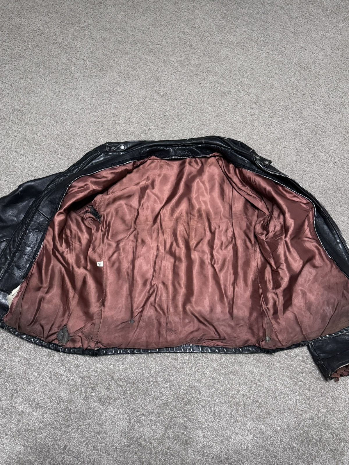 Schott Schott vintage cafe racer black leather jacket Size US S / EU 44-46 / 1 - 11 Thumbnail