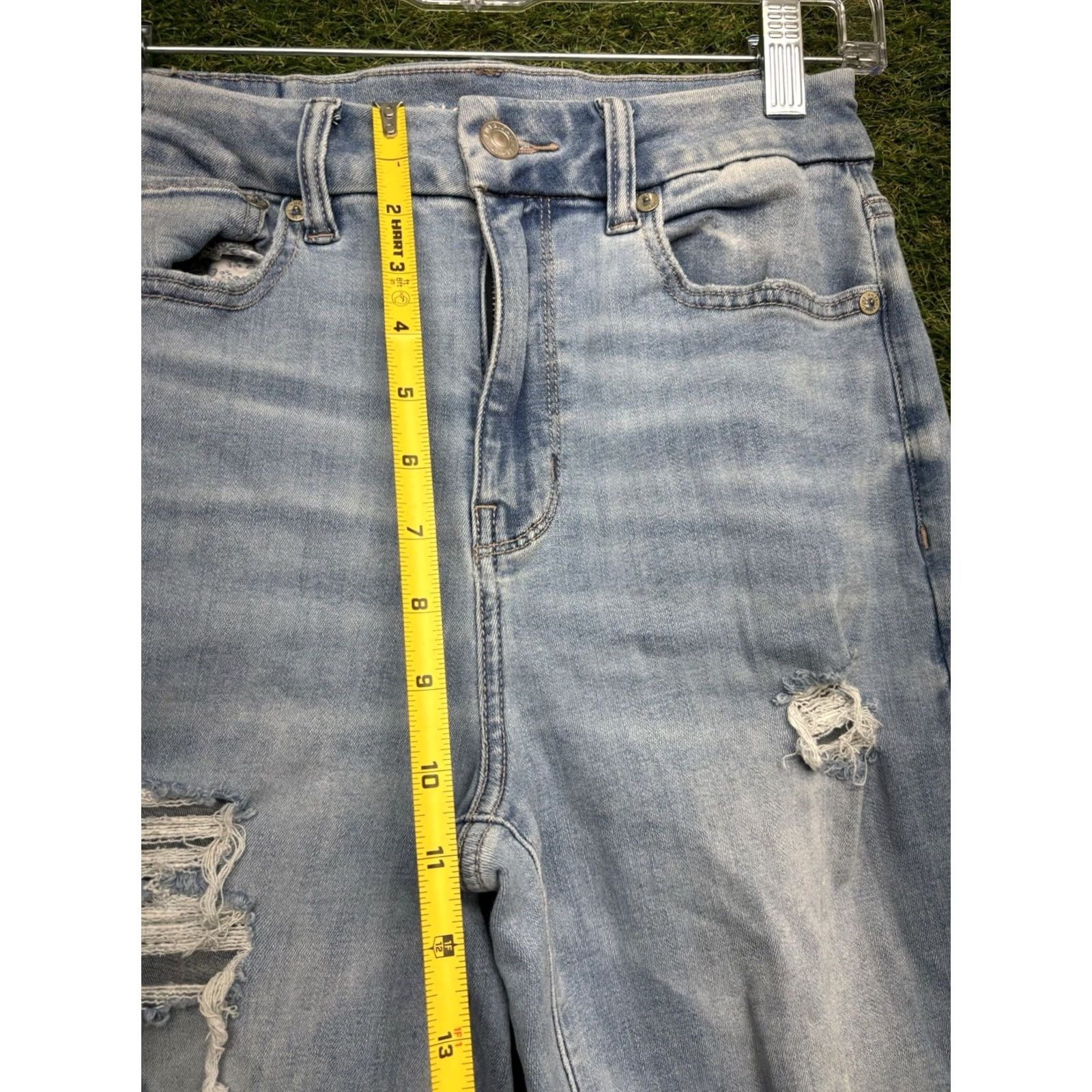 American Eagle Outfitters VINTAGE? No. American Eagle Outfitters Jeans Women 2 Flared High Rise 2 Curvy Next Level Stretch Denim Blue 5-Pocket Regular Waist 26in 29in Inseam Size 26" / US 2 / IT 38 - 3 Thumbnail