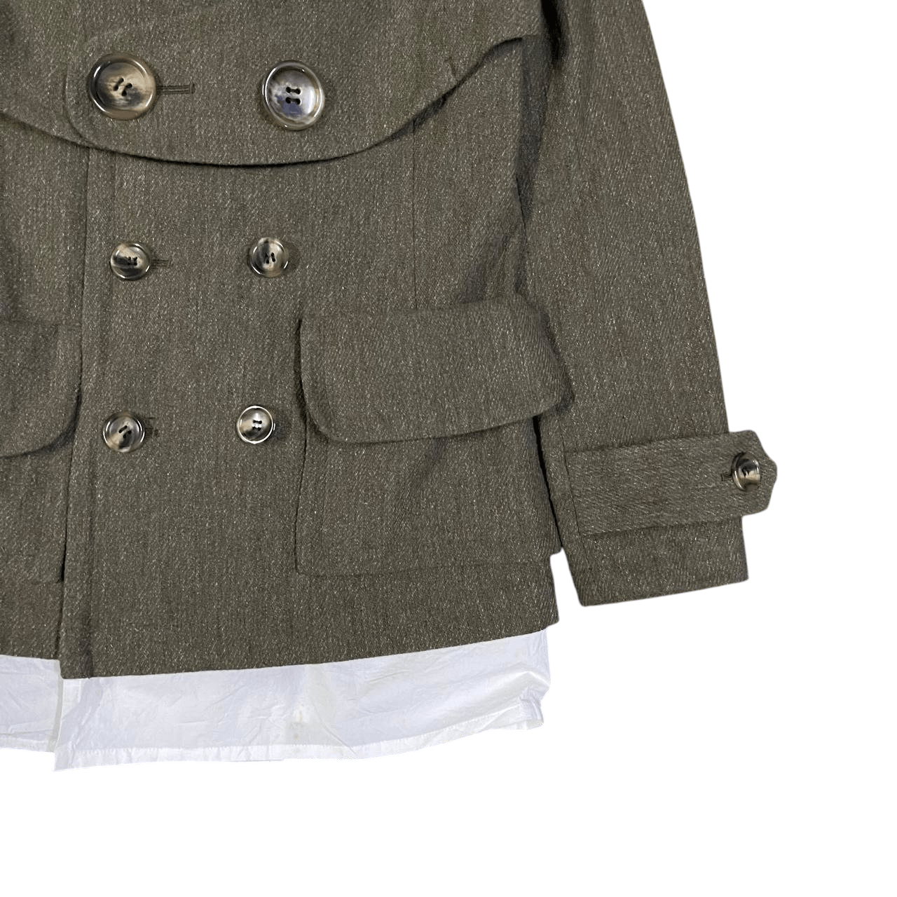 Yohji Yamamoto AW98 Yohji Yamamoto Limi Feu Wool Jacket Size US S / EU 44-46 / 1 - 4 Thumbnail