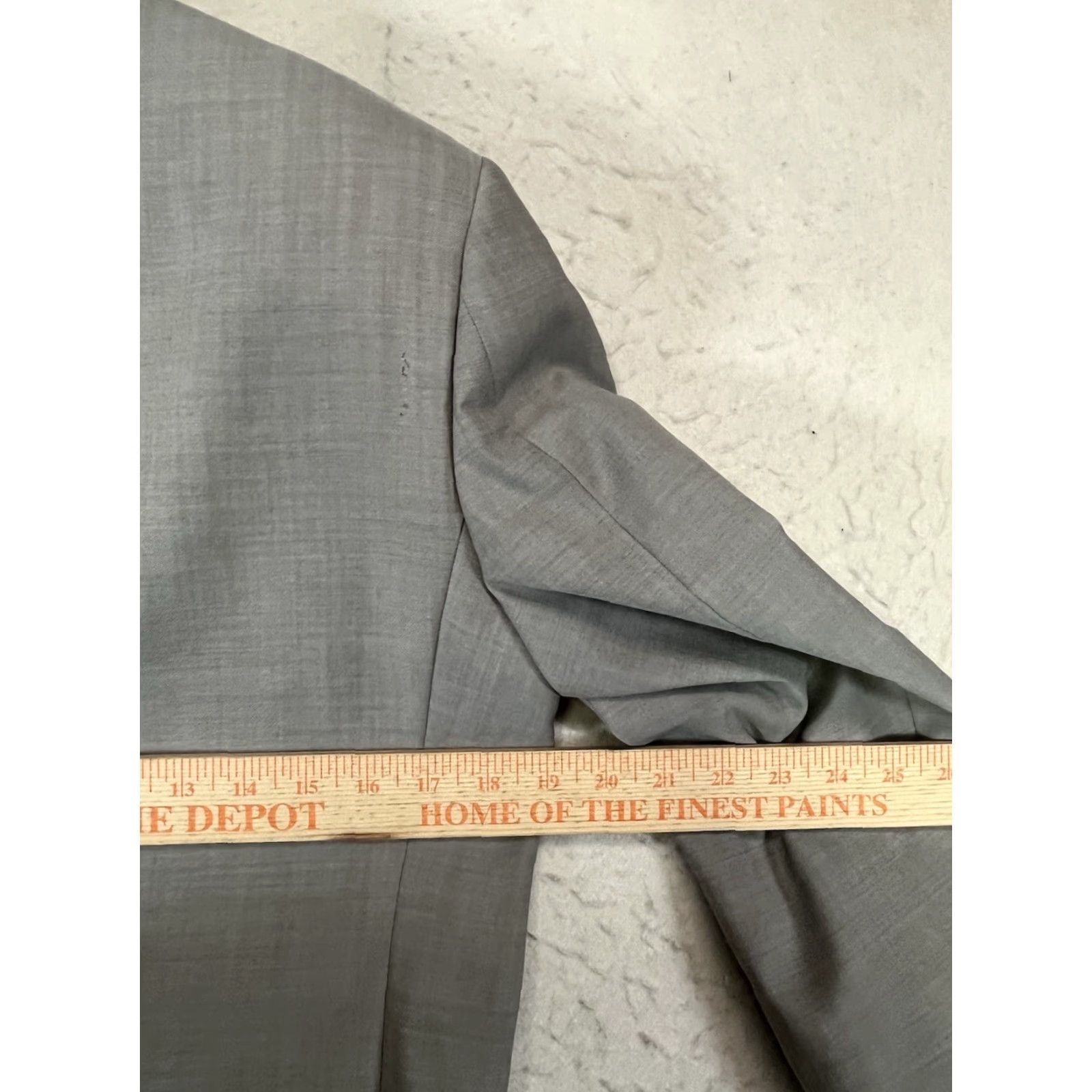 John Varvatos John Varvatos Blazer Men 36S Beige Wool Two-Button Single-Breasted Notch Lapel Jacket Coat Sport Coat Theme USA Shirt Size 36R - 3 Thumbnail