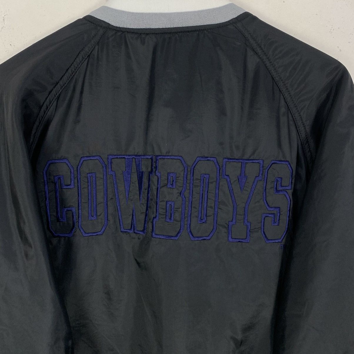 Jerzees vintage Jerzees Dallas Cowboys NFL reversible bomber jacket Size US L / EU 52-54 / 3 - 18 Thumbnail