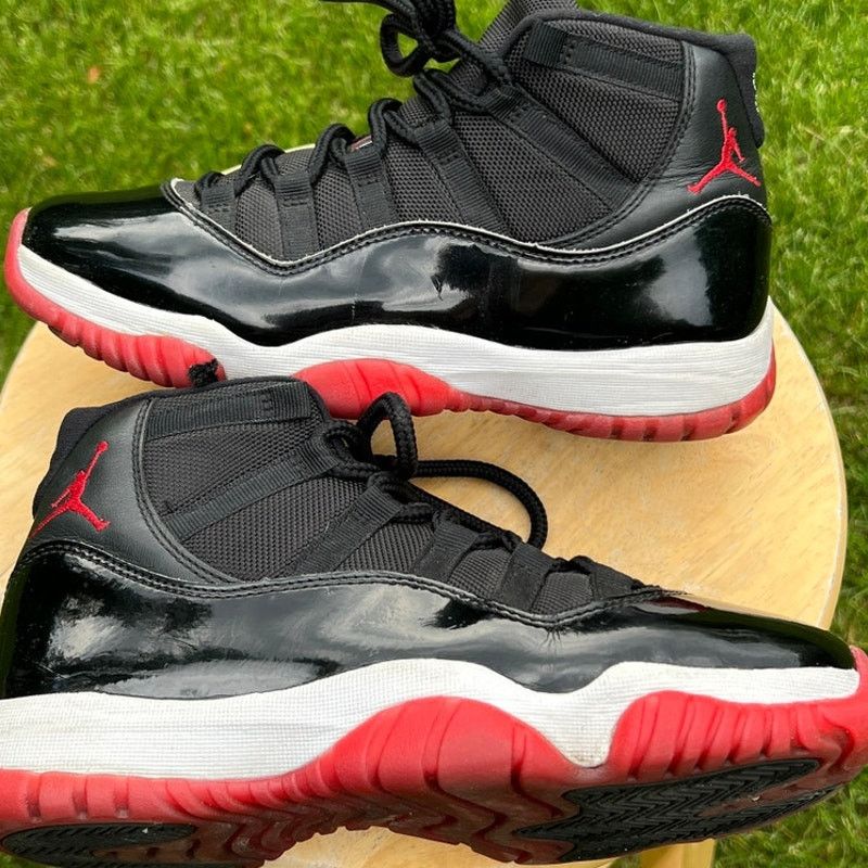 Jordan Brand × Nike Nike Air Jordan 11 Retro Bred 2019 Men's Shoes - Size 7 Size US 7 / EU 40 - 3 Thumbnail