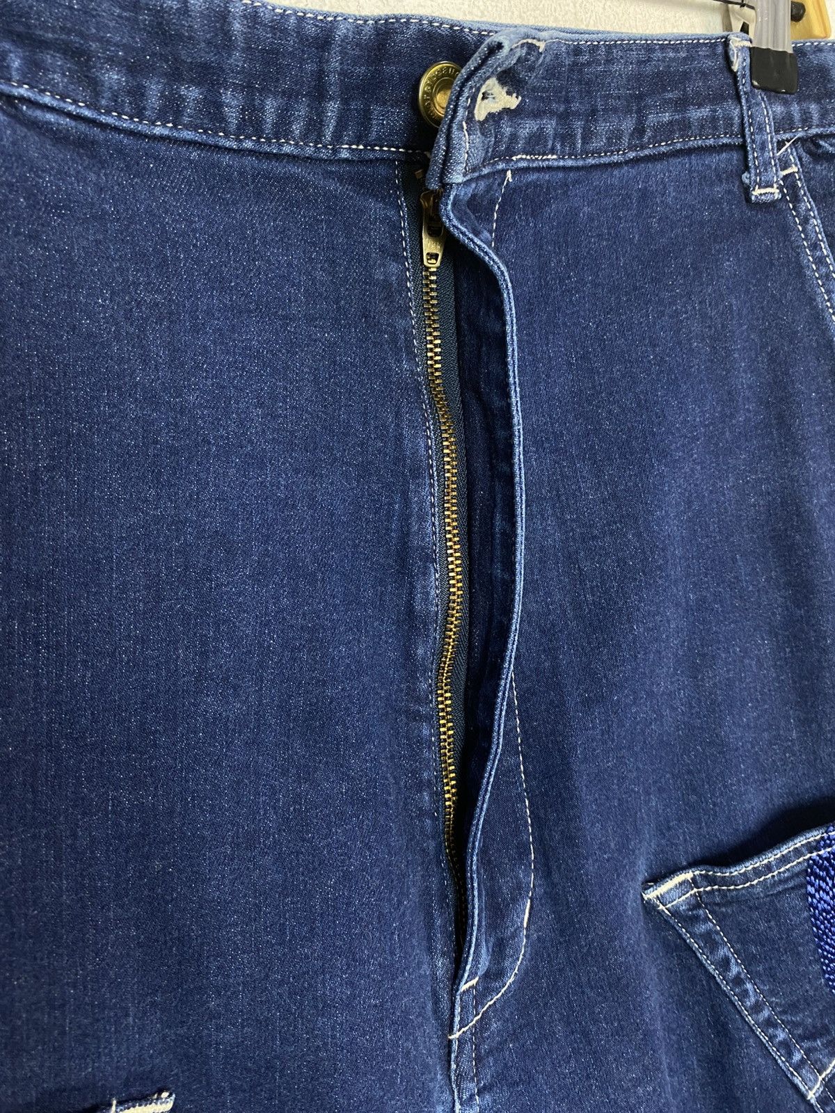 mercibeaucoup Mercibeaucoup Issey Miyake Denim Jeans Baggy Embroidery Logo Size US 31 - 8 Thumbnail