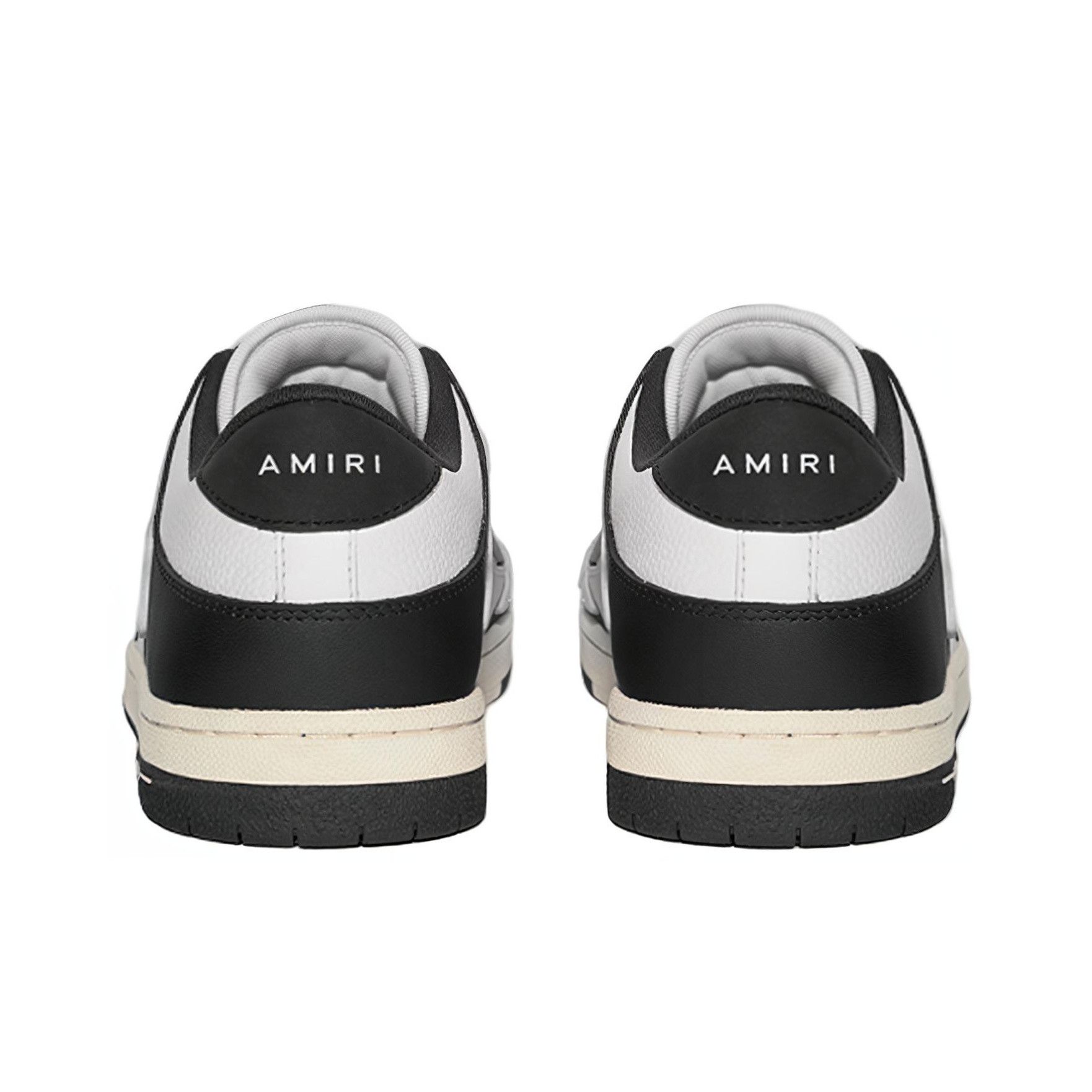 Amiri AMIRI Women's White/Black Low-Top Bone Sneakers Size US 5 / IT 35 - 3 Thumbnail