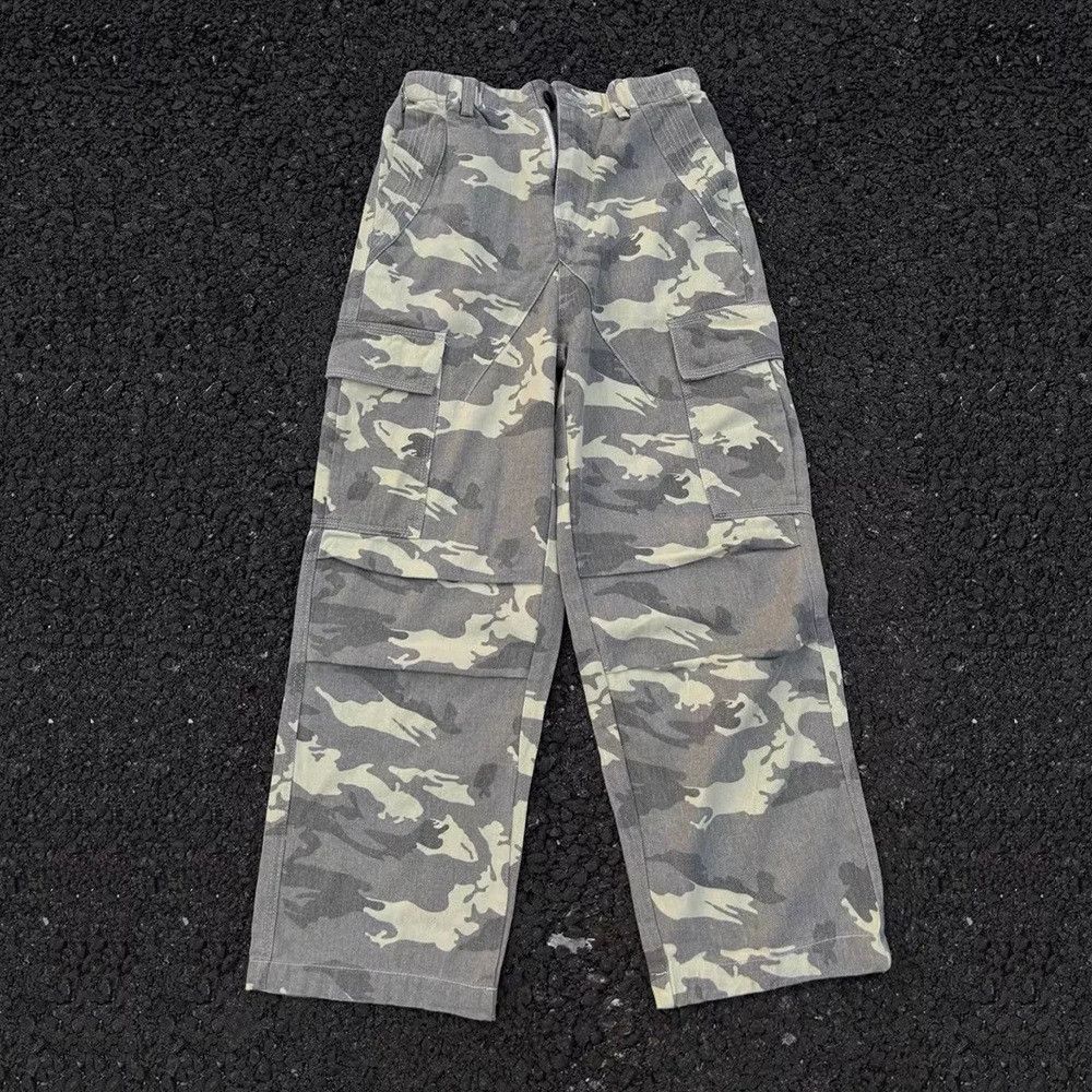 Japanese Brand × Jean American retro loose camouflage wide-leg cargo jeans Size US 32 / EU 48 - 5 Thumbnail