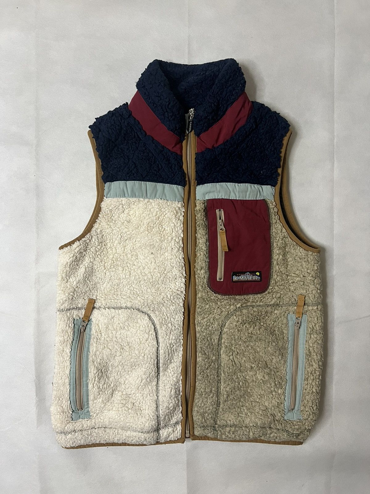 Japanese Brand Adventures Kriff Mayer Multicolor Fleece Vest Size US M / EU 48-50 / 2 - 1 Thumbnail