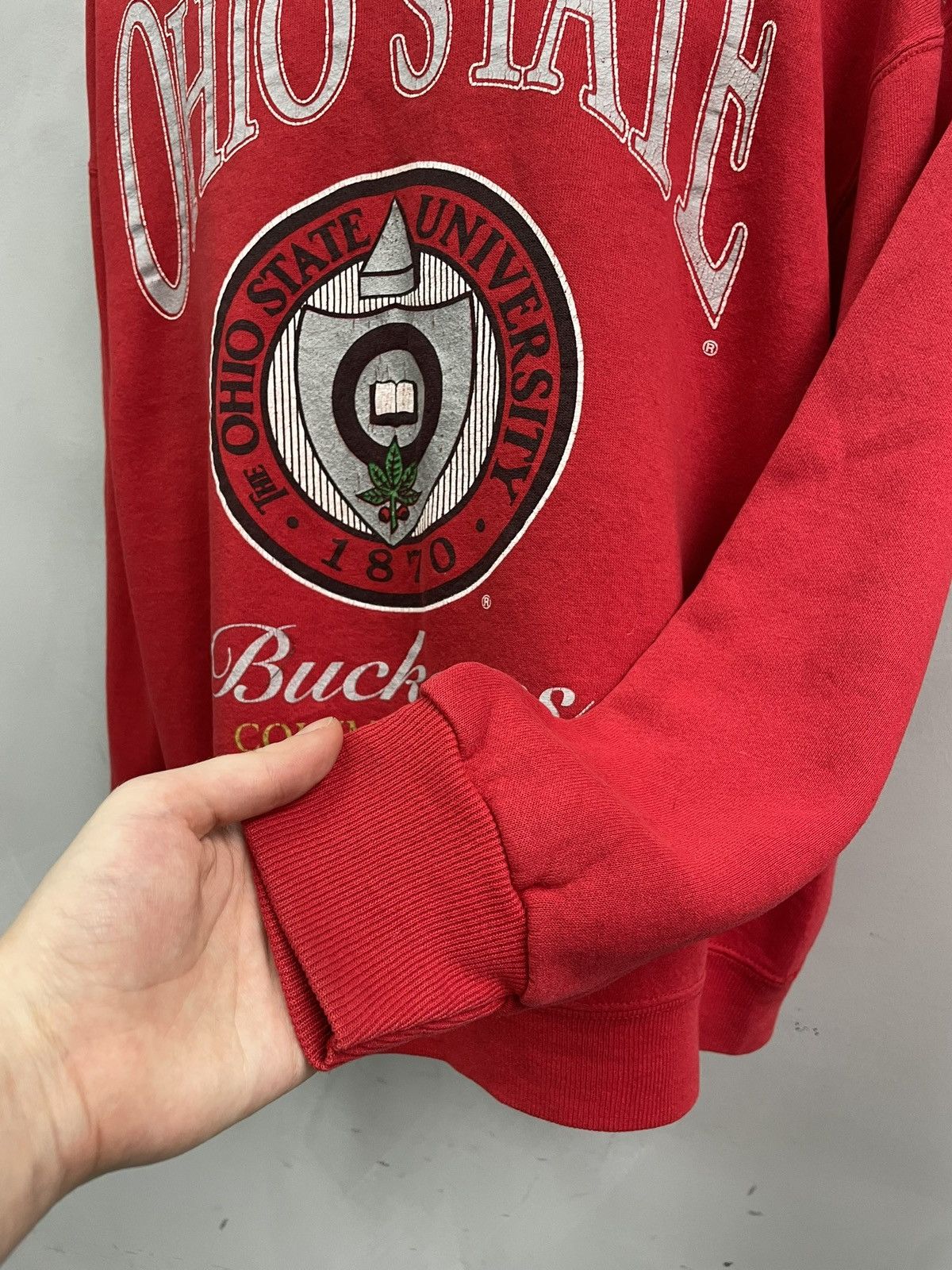 Lee Rare 90s Ohio State sweatshirt crewneck y2k Size US L / EU 52-54 / 3 - 6 Thumbnail
