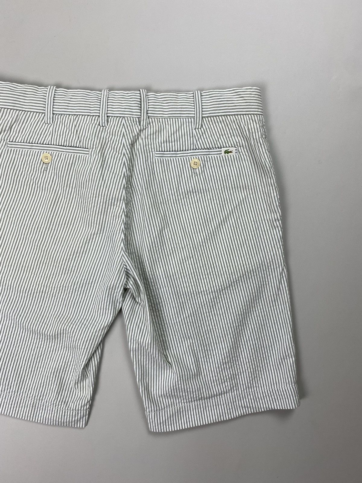 Lacoste Lacoste men’s striped chino shorts Size US 33 - 17 Thumbnail