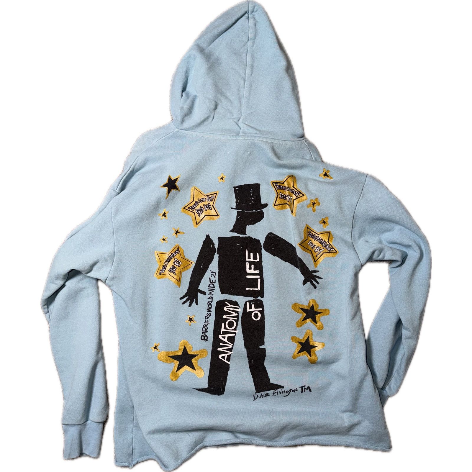 Barriers Barriers Duke Ellington Hoodie Blue XXL Rare Size US XXL / EU 58 / 5 - 2 Thumbnail