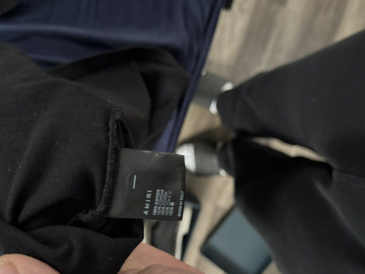 Amiri Amiri black Logo T Size US L / EU 52-54 / 3 - 3 Thumbnail