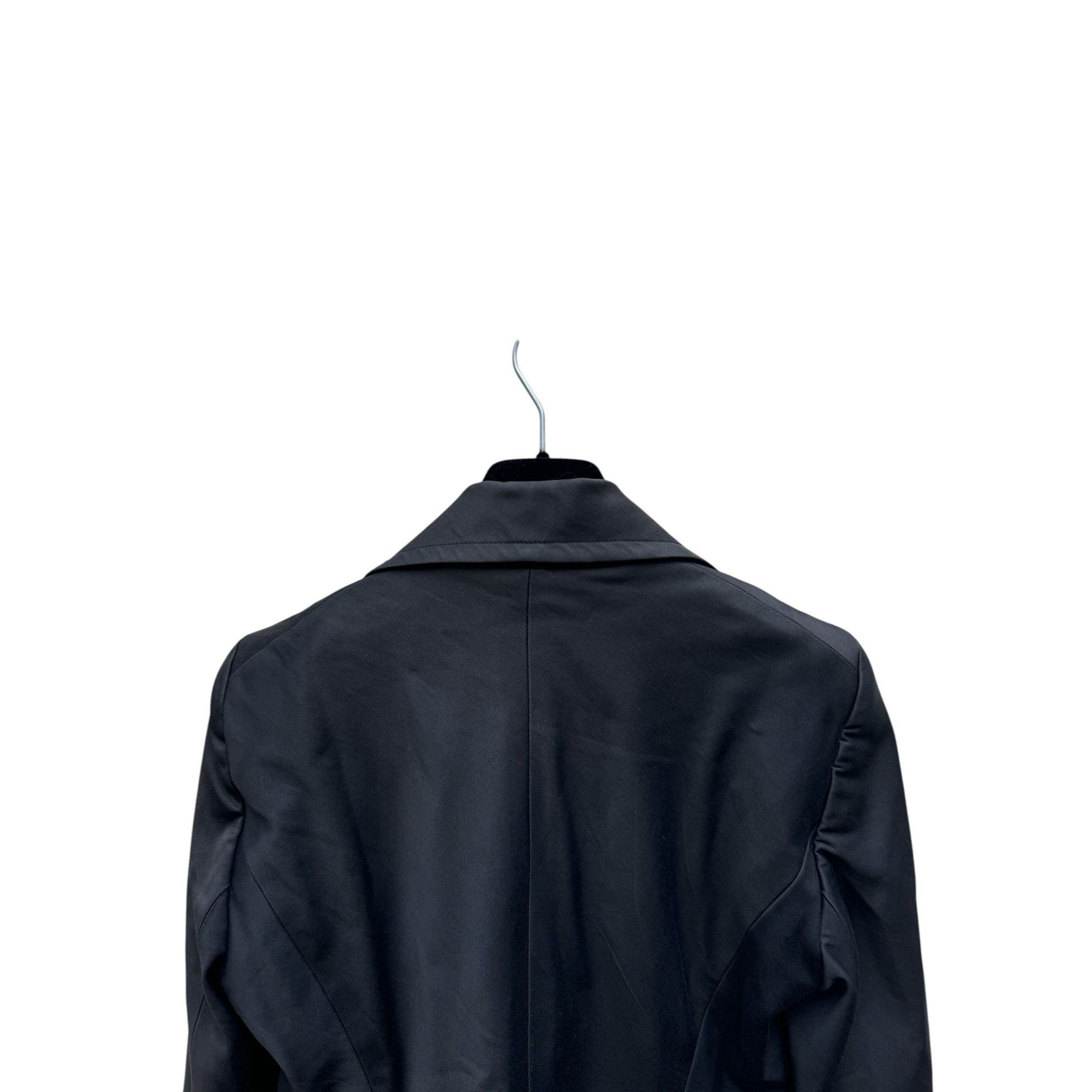 Yves Saint Laurent by Stefano Pilati Sculptural Black Blazer Jacket Size S / US 4 / IT 40 - 6 Thumbnail