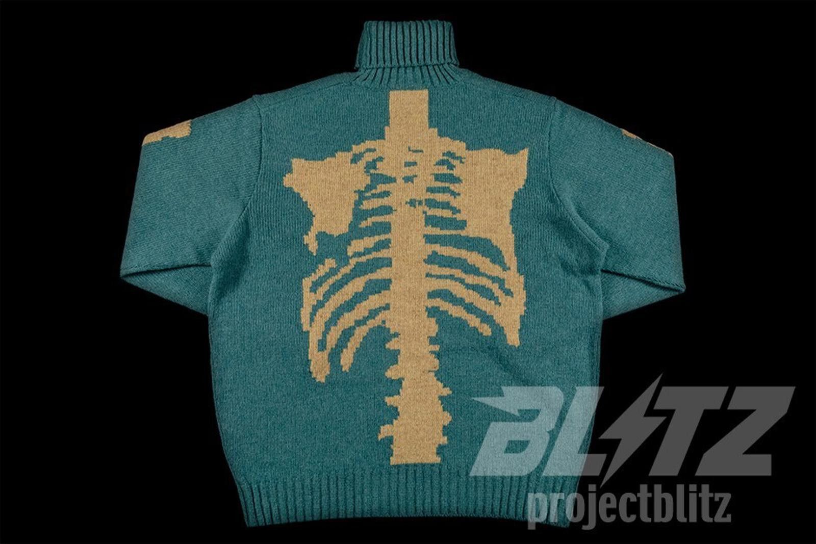 Kapital Kapital 5G Bone Knit High Neck Sweater Blue Size 3 Size US L / EU 52-54 / 3 - 2 Thumbnail
