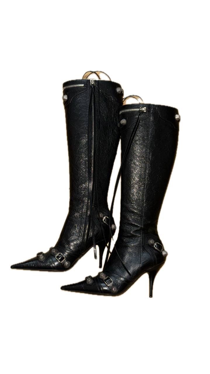 Balenciaga Balenciaga iconic “Le Cagole” 90mm High Heel Boots Size US 7 / IT 37 - 1 Thumbnail