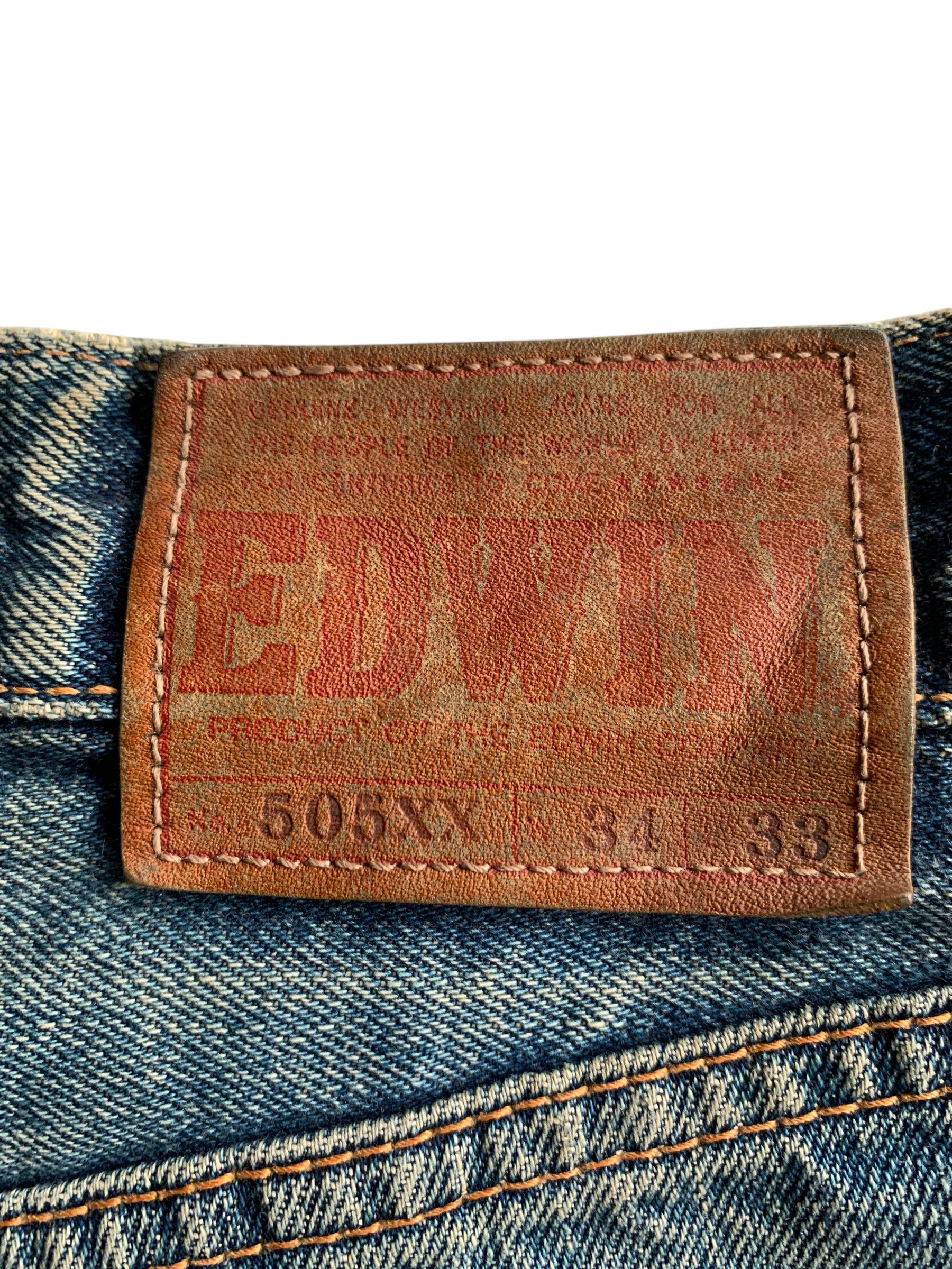 Japanese Brand × Kapital × Vintage VINTAGE EDWIN 505XX SELVEDGE RUSTY DISTRESSED DENIM Size US 34 / EU 50 - 10 Thumbnail