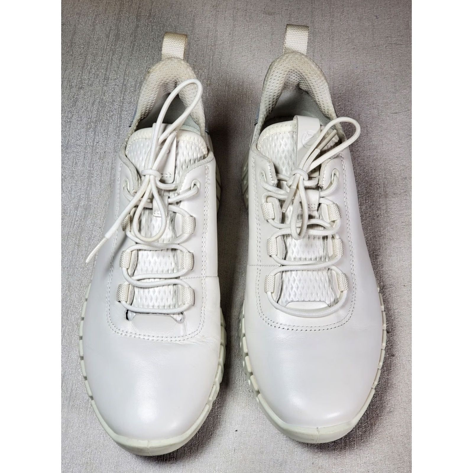 Ecco ECCO Gruuv W White Leather Leisure Walking Trainers Sneakers Women’s US 6 - 6.5 Size US 5 / IT 35 - 6 Thumbnail