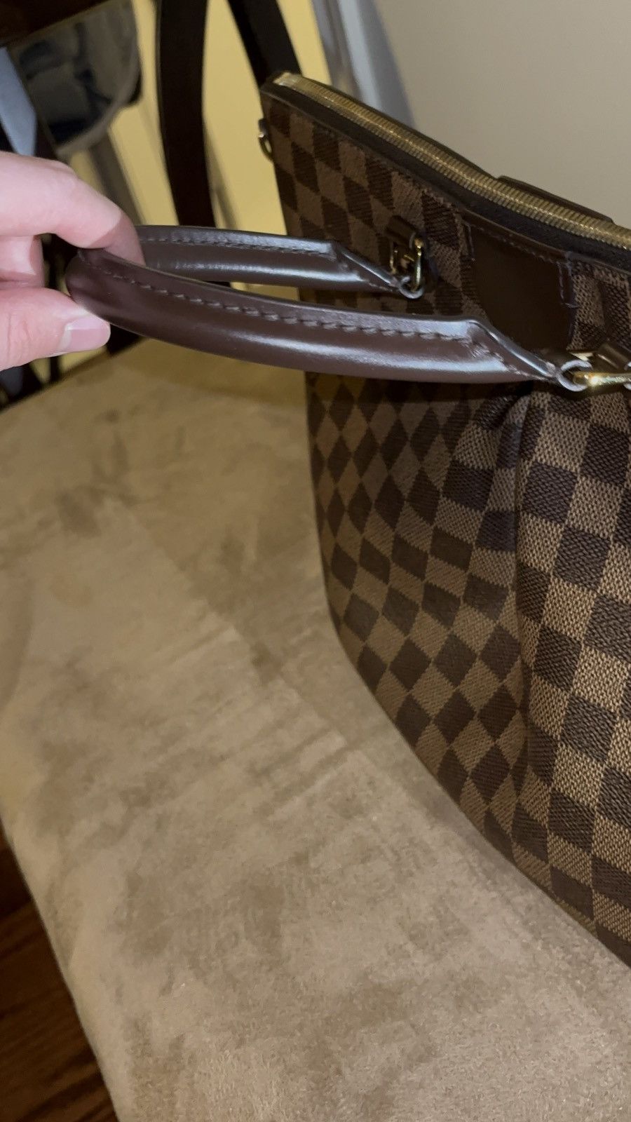 Louis Vuitton Louis Vuitton PM Damier Ebene Siena Canvas GHW Size ONE SIZE - 14 Thumbnail
