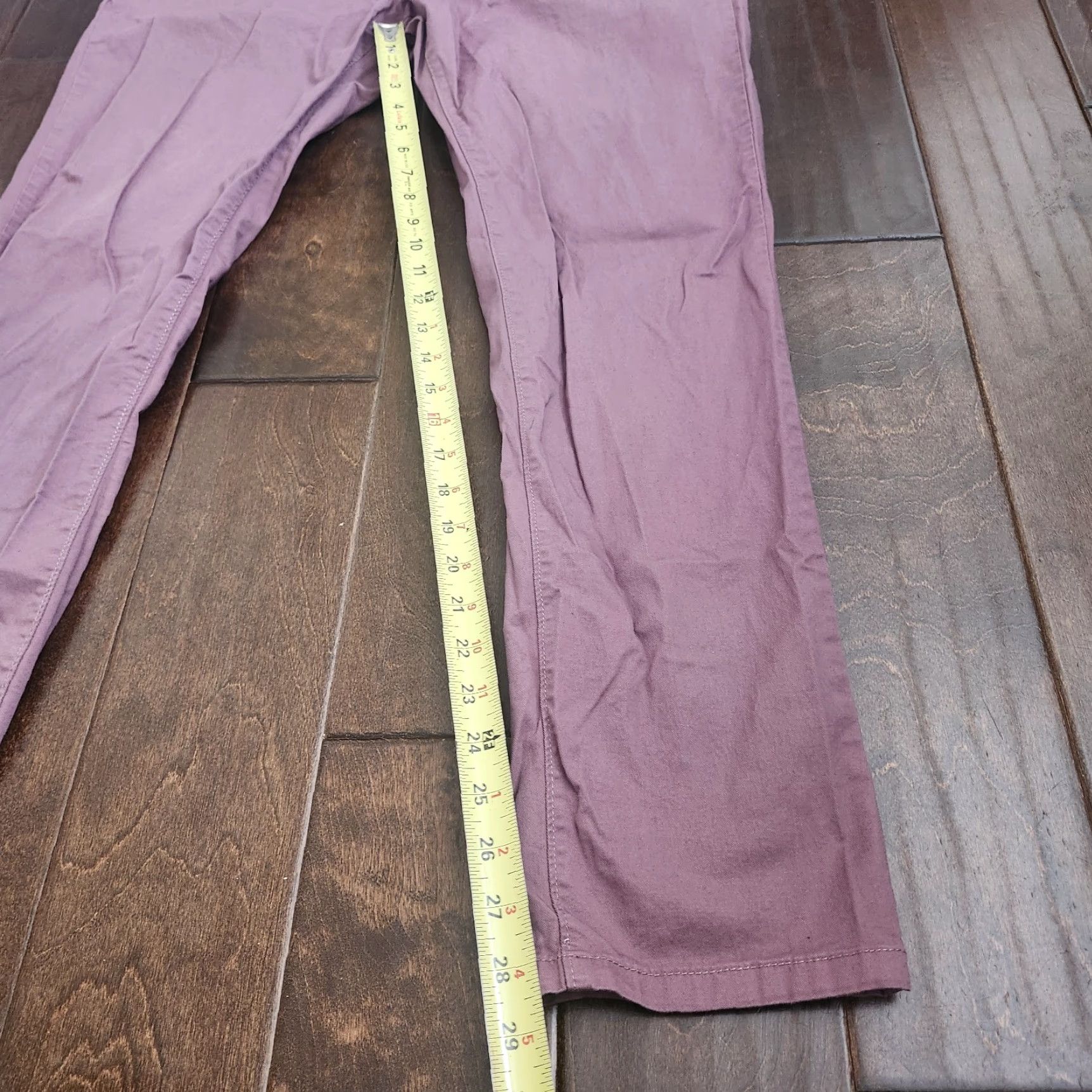 Asos ASOS Slim Chino Pants Mens 36x32 Mauve Pink Casual Sl... Size US 36 / EU 52 - 7 Thumbnail