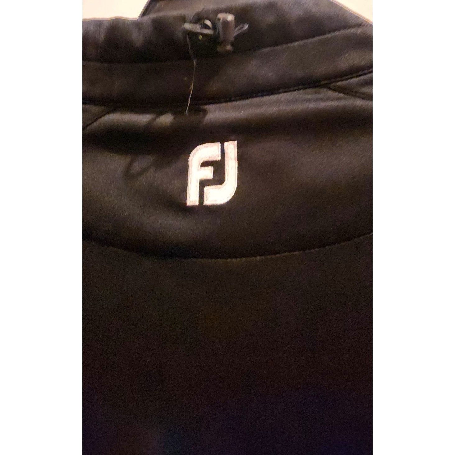 Footjoy Footjoy Mens Black Full-Zip Jacket With Zippered Pockets & A Size US XXL / EU 58 / 5 - 9 Thumbnail