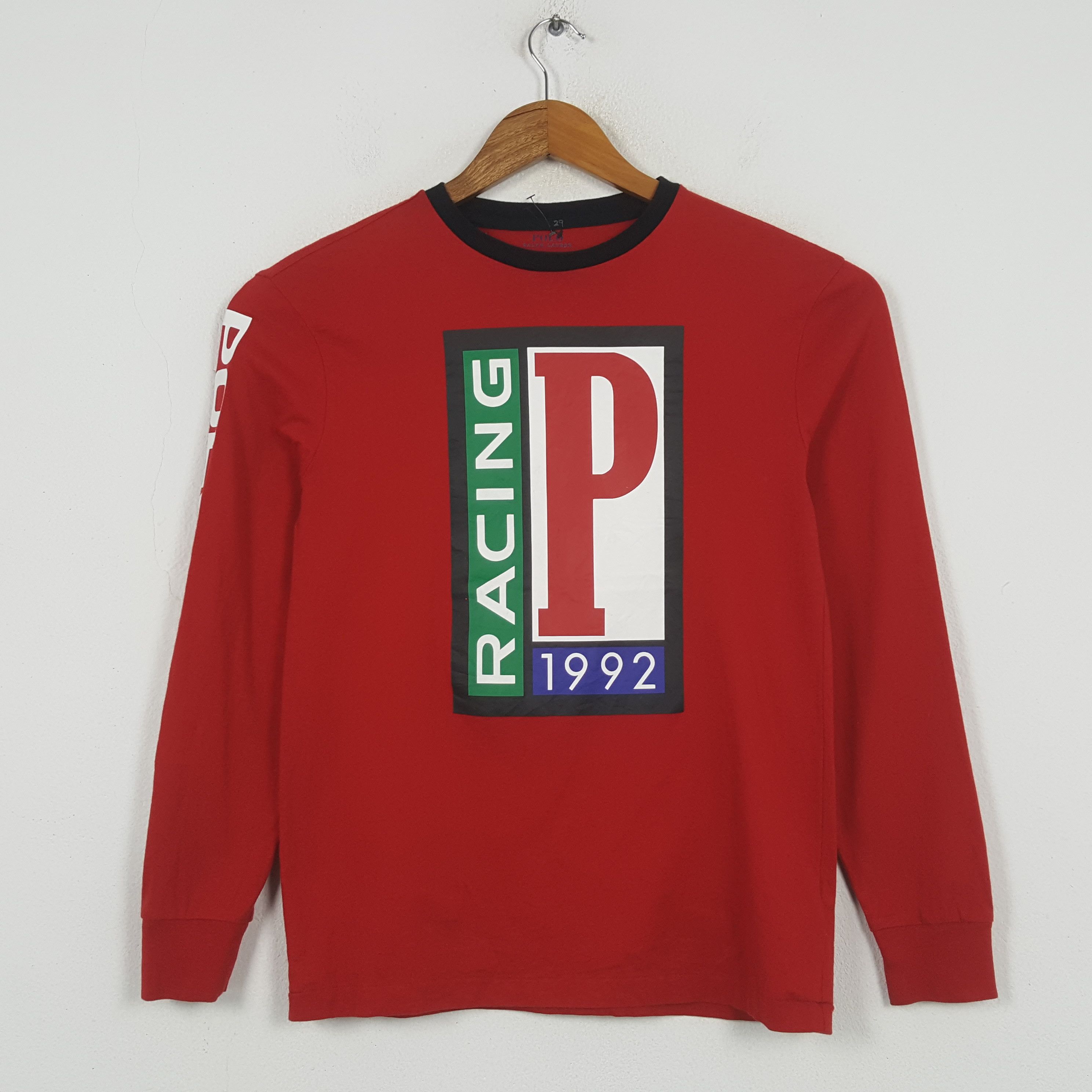 Polo Ralph Lauren Vintage POLO RACING by Ralph Lauren Fashion Brand T-shirt 31 Size US S / EU 44-46 / 1 - 1 Thumbnail