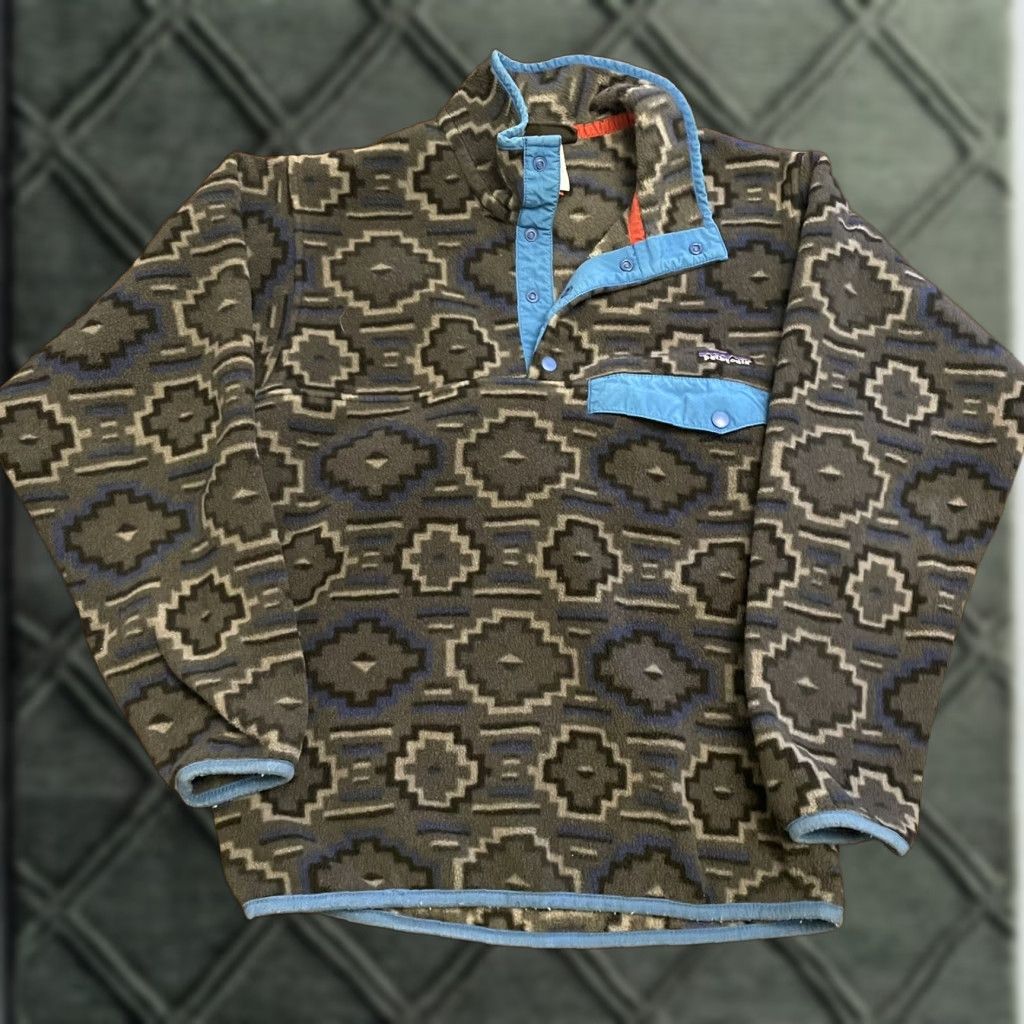 Patagonia × Streetwear × Vintage Patagonia 90s Zen Turtle Snap-T