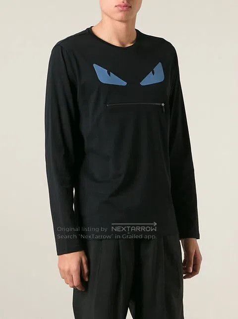 Fendi FENDI Little Demon Zip Pocket Long Sleeve Size US S / EU 44-46 / 1 - 5 Thumbnail