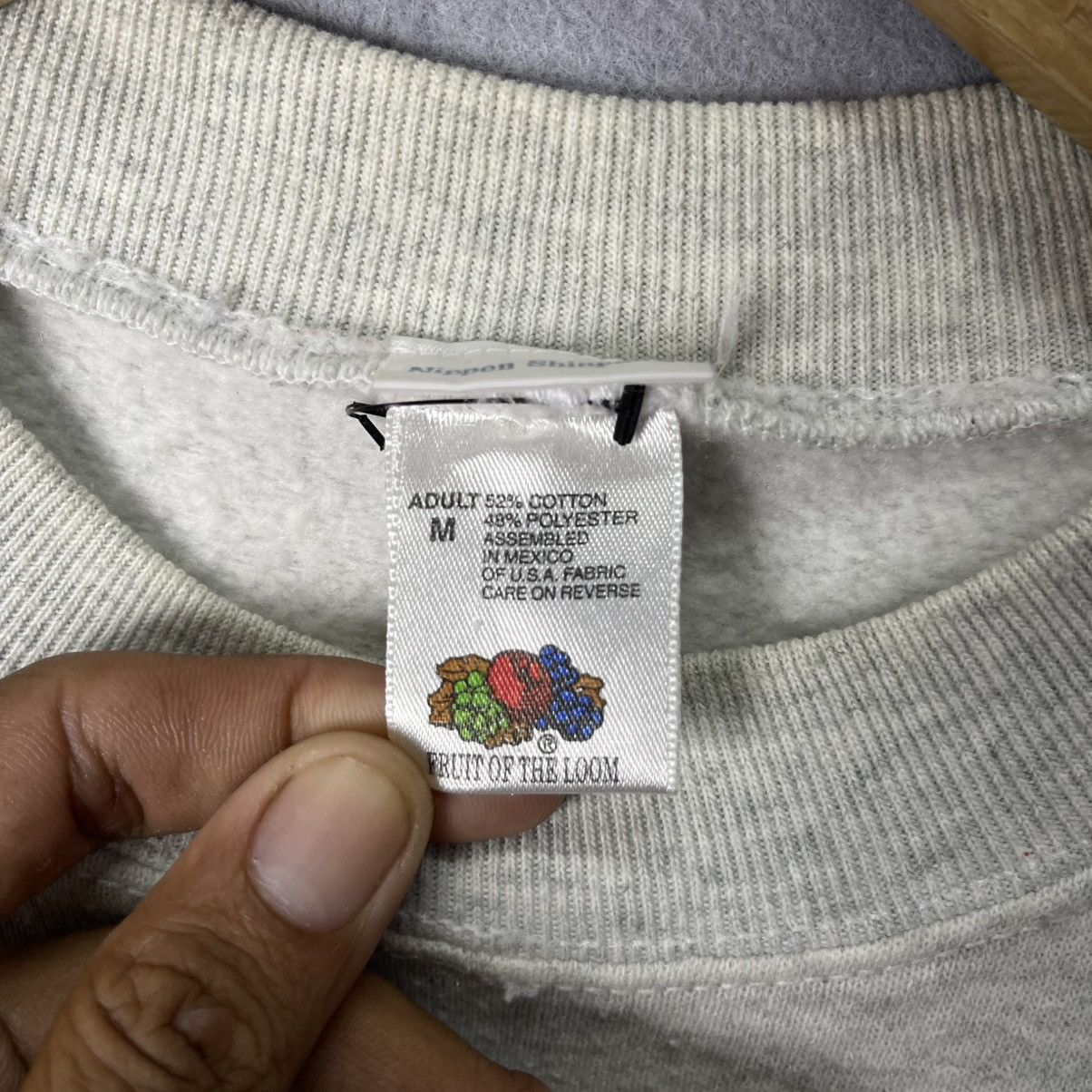 Fruit Of The Loom J.League Official Logo Crewneck Sweatshirt – Heather Grey Size US M / EU 48-50 / 2 - 8 Thumbnail