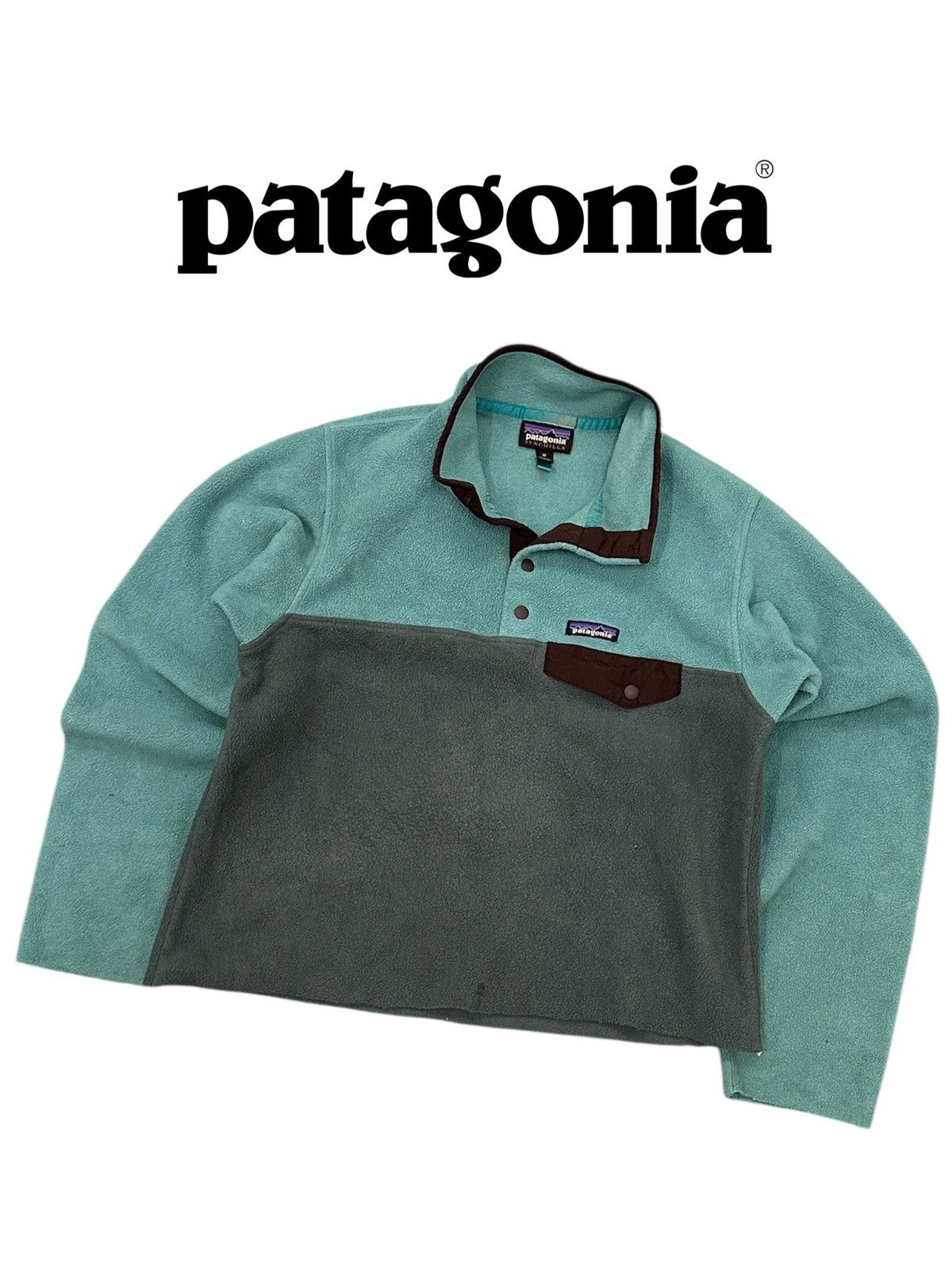 Patagonia Patagonia Women's Synchilla Snap Fleece Pullover Teal Jacket Size M / US 6-8 / IT 42-44 - 1 Thumbnail