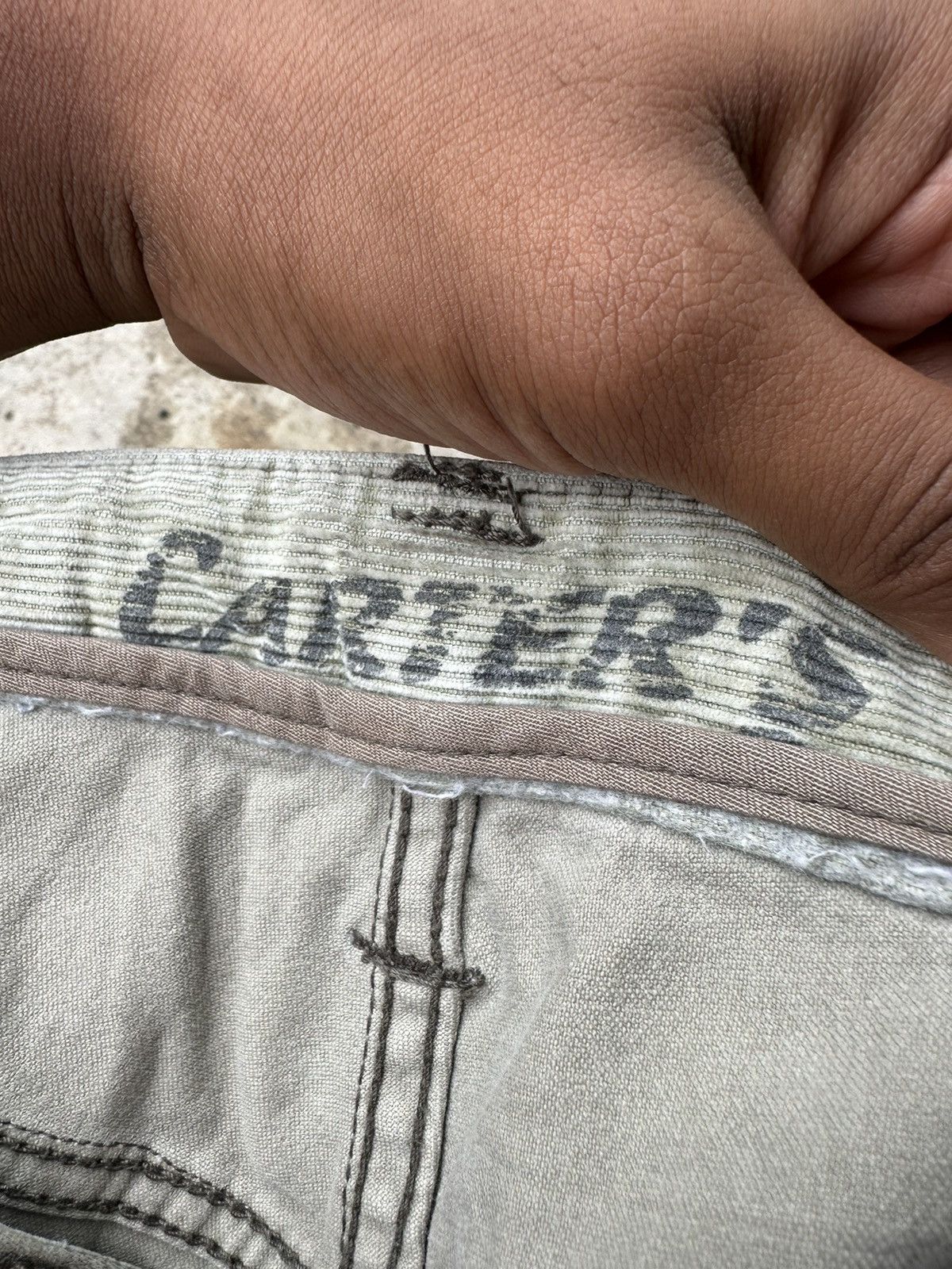 Vintage 👹Vintage THRASHED Carters Camo Jeans Size US 30 / EU 46 - 12 Thumbnail