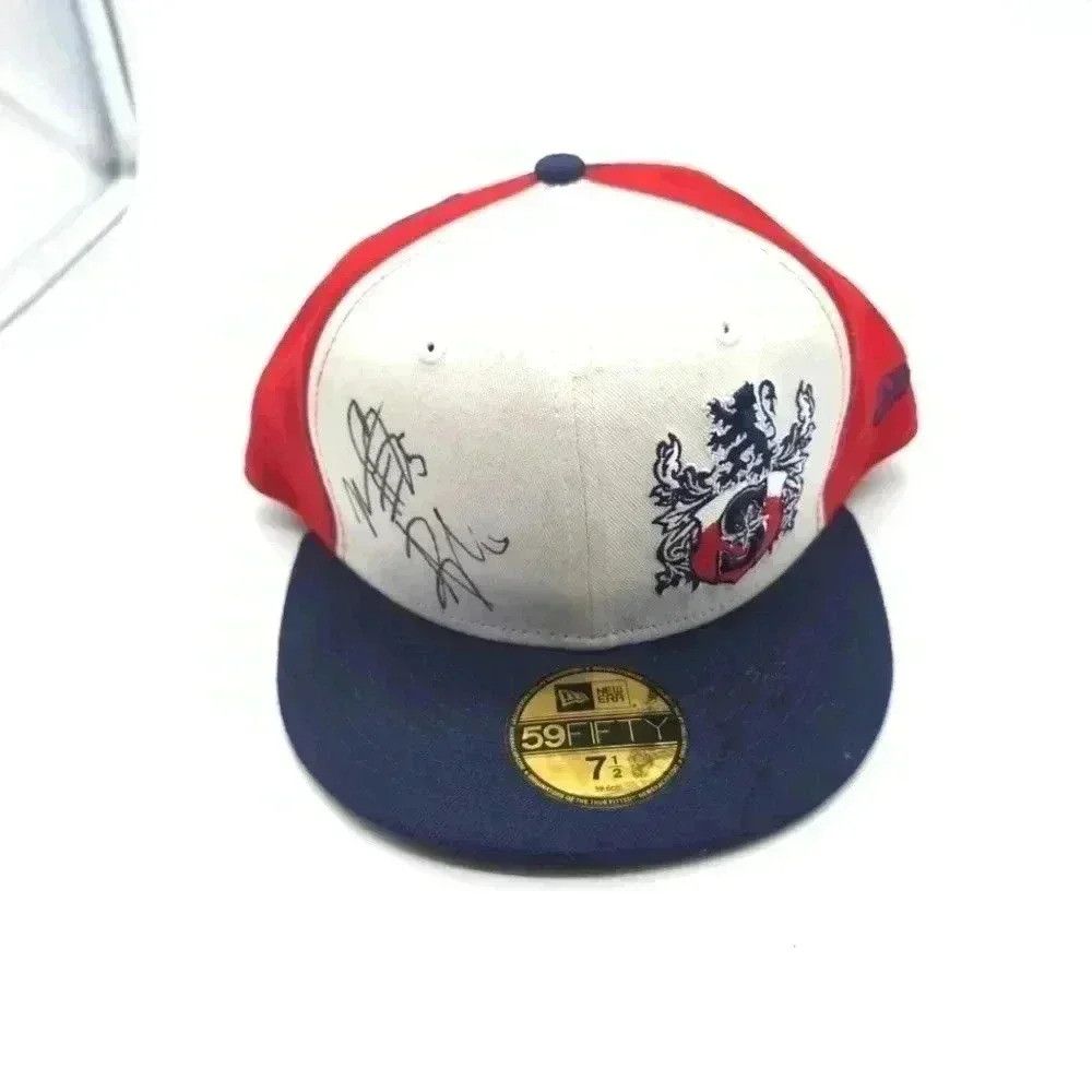 Designer Seattle Mariners Autographed by 3 baseball cap. 59fifty 7.5 Size ONE SIZE - 1 Thumbnail