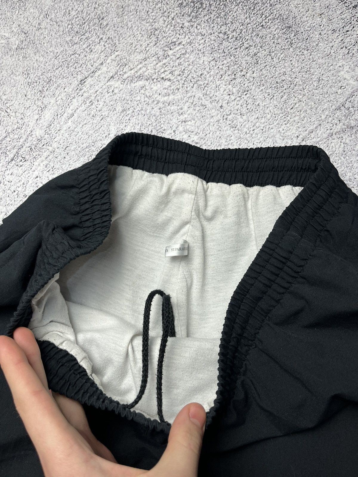 Adidas Vintage Adidas Track Pants Grape Black Nylon White Logo 90s Size US 34 / EU 50 - 6 Thumbnail