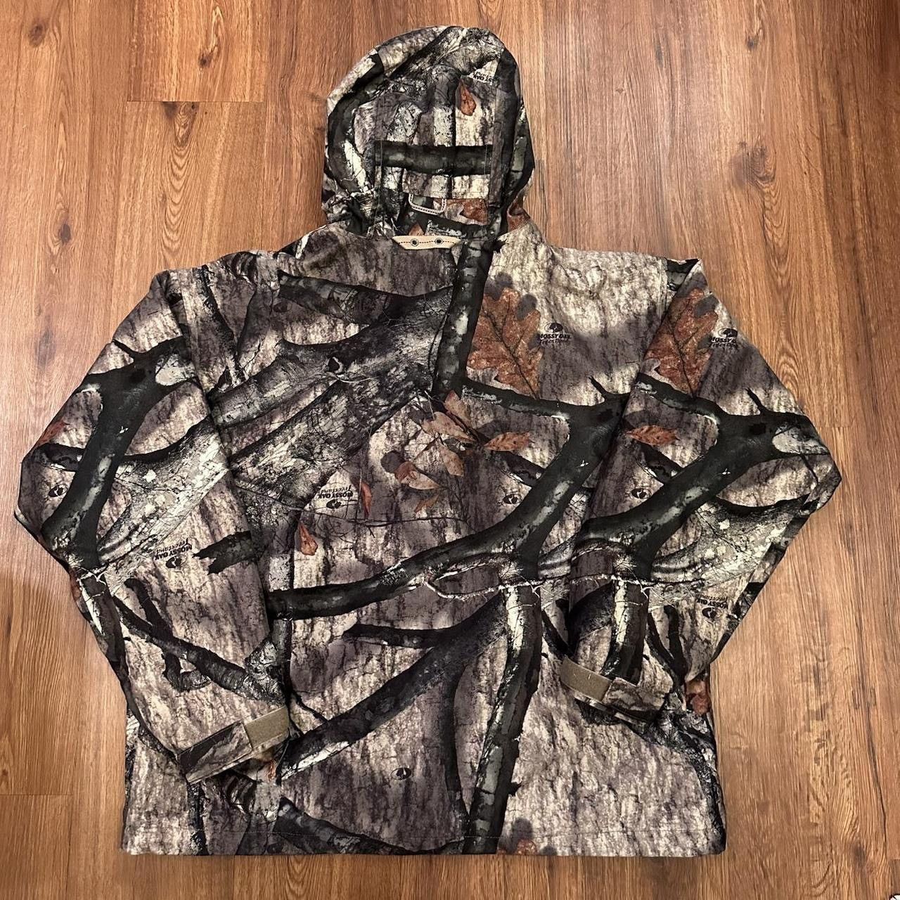 Russell Athletic × Vintage Vintage 90s Russell athletic outdoors Camo Hooded Jacket Size US XL / EU 56 / 4 - 4 Thumbnail