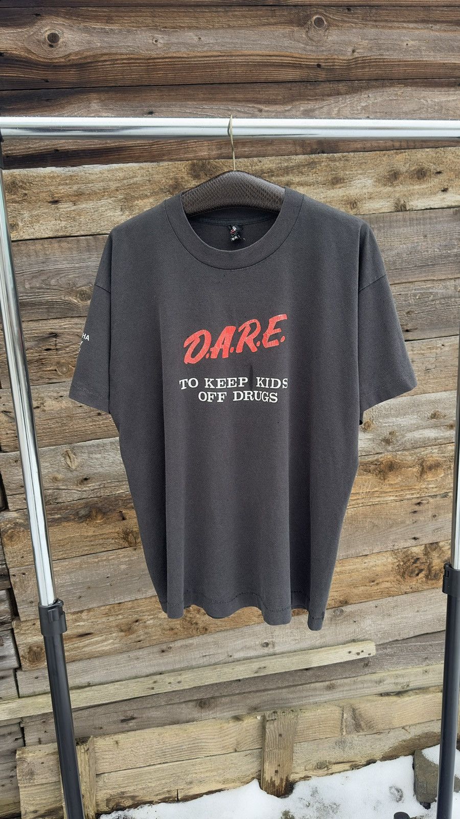 D.A.R.E Vintage 90s D.A.R.E. Tee Single Stitch Waukesha Sheriff Size US XL / EU 56 / 4 - 1 Thumbnail