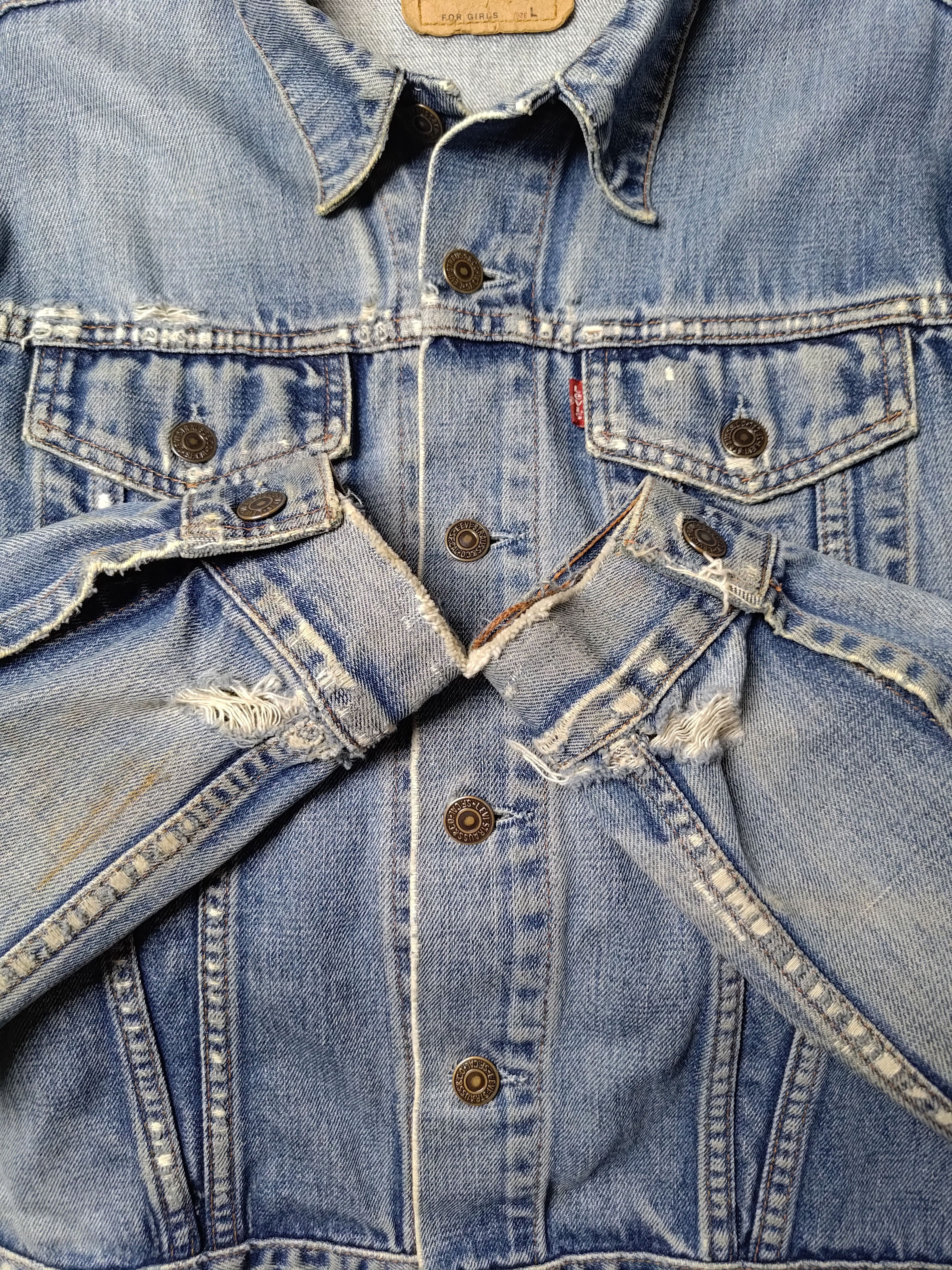 Levi's Vintage Levi's Denim Trucker Jacket Size S / US 4 / IT 40 - 5 Thumbnail