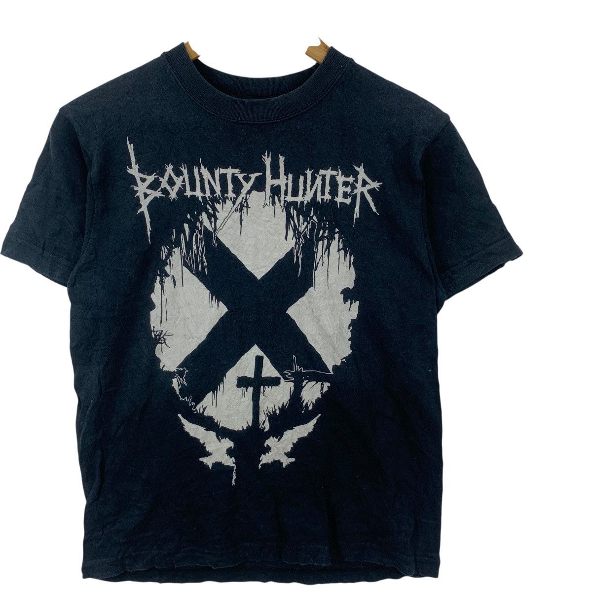 Bounty Hunter Vintage BOUNTY HUNTER Hikaru Iwanaga Cross Horror Tee Shirt Size S / US 4 / IT 40 - 5 Thumbnail